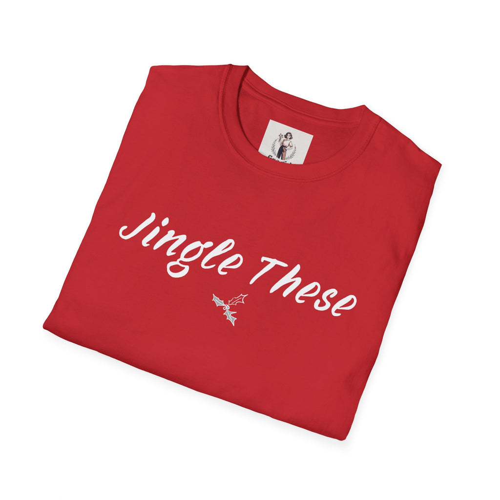 Jingle These Hand Grenades Christmas T-Shirt ~ Unisex Softstyle T-Shirt
