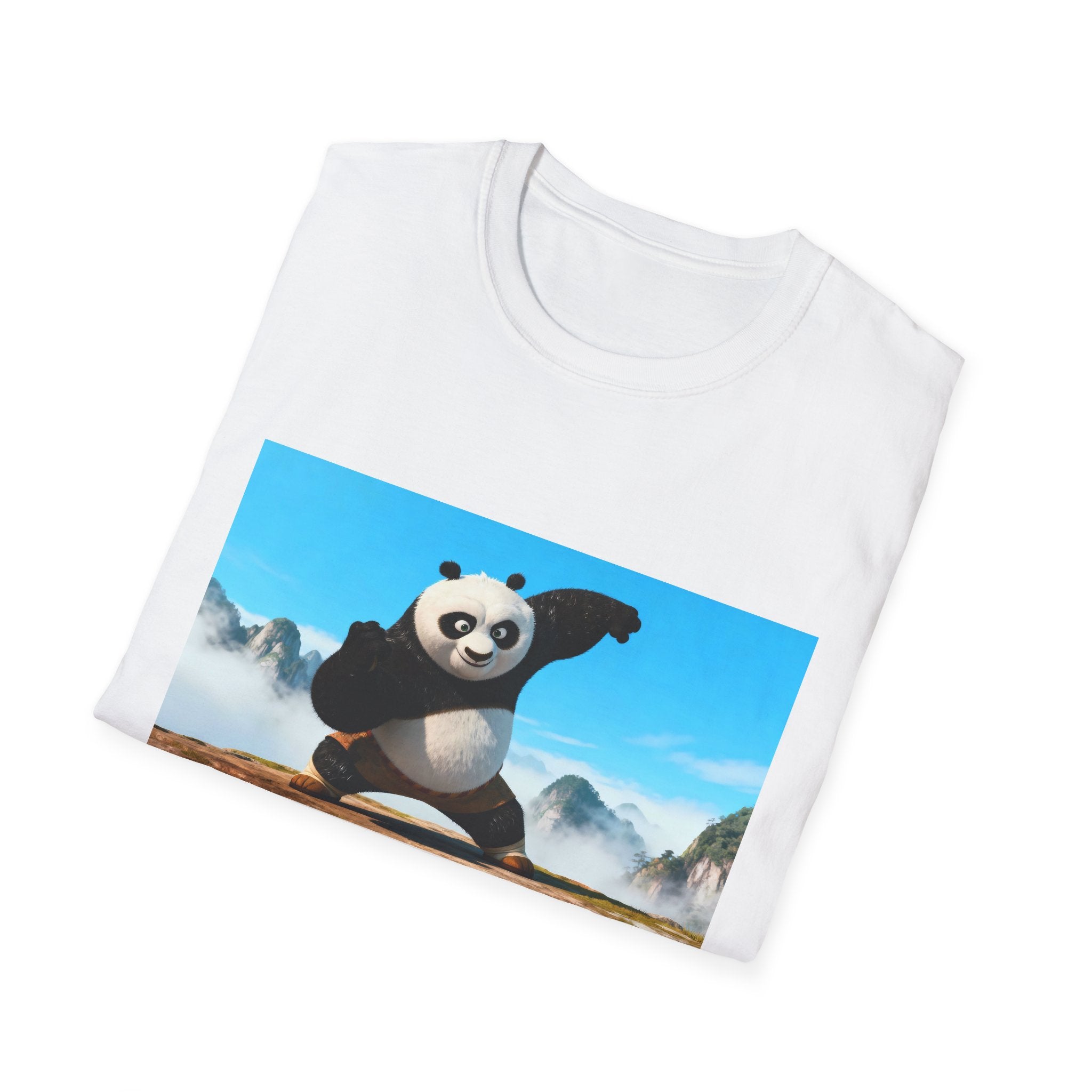 Kung Fu Panda Unisex Softstyle T-Shirt, DreamWorks Animation Youth Competitor Tee, Graphic Tee, Movie Fan Gift, Cult Classic Shirt, Comfy