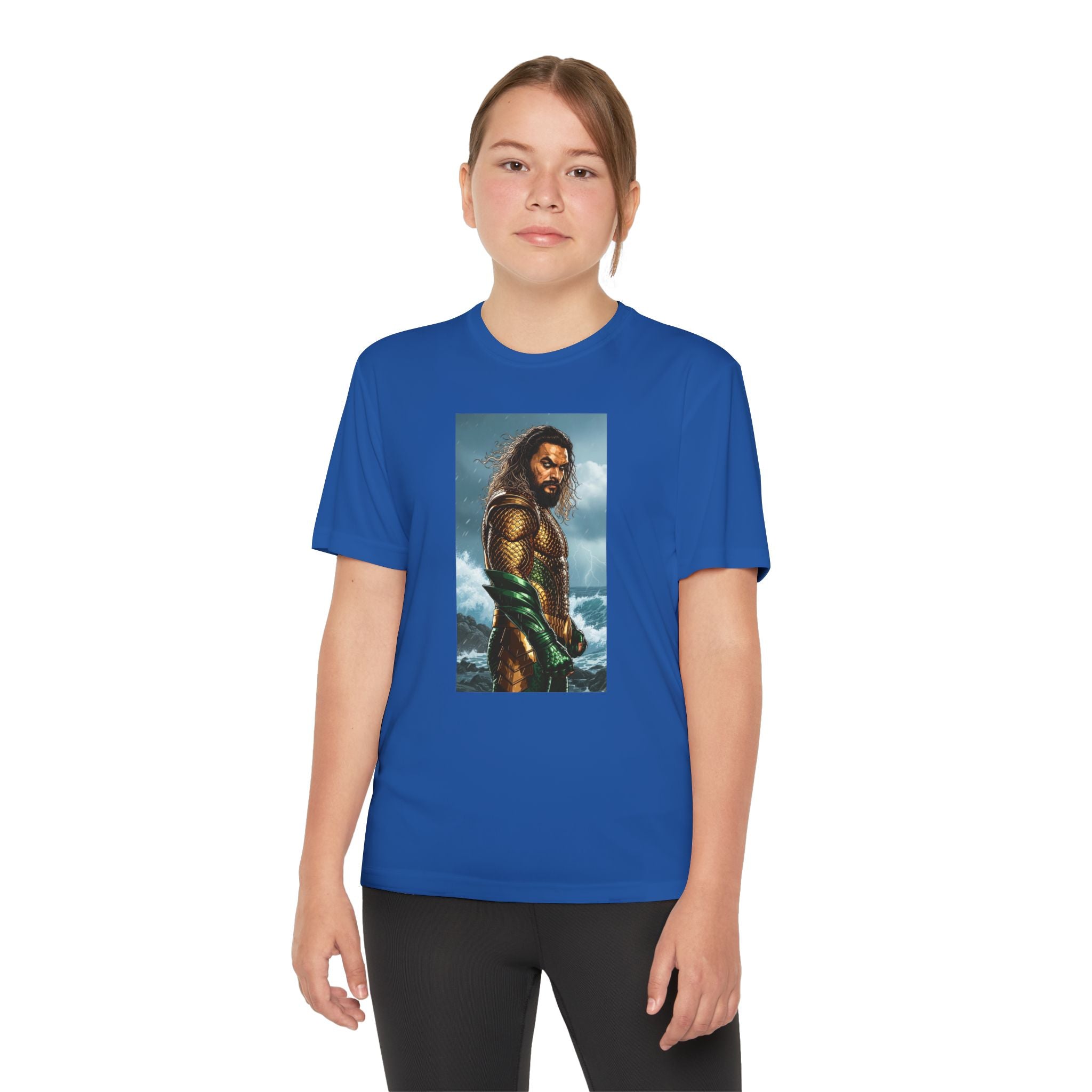 Aquaman Superhero Youth Tee, Kids Superhero Shirt, Child Aquaman T-shirt, Comic Book Tee, Superhero Fan Gift