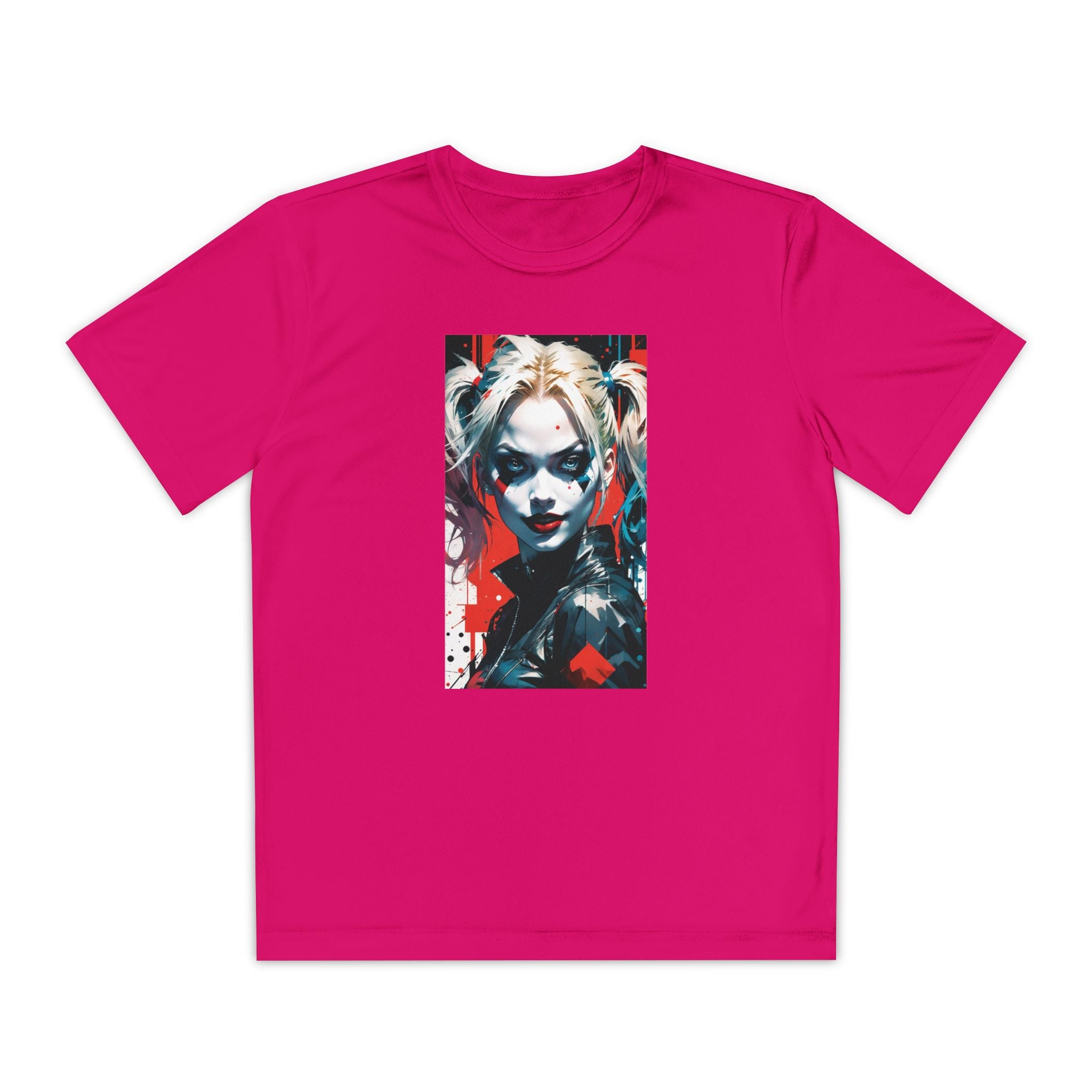 Superhero Youth T-Shirt Sports Graphic Tee, Cool Athletic Shirt for Kids