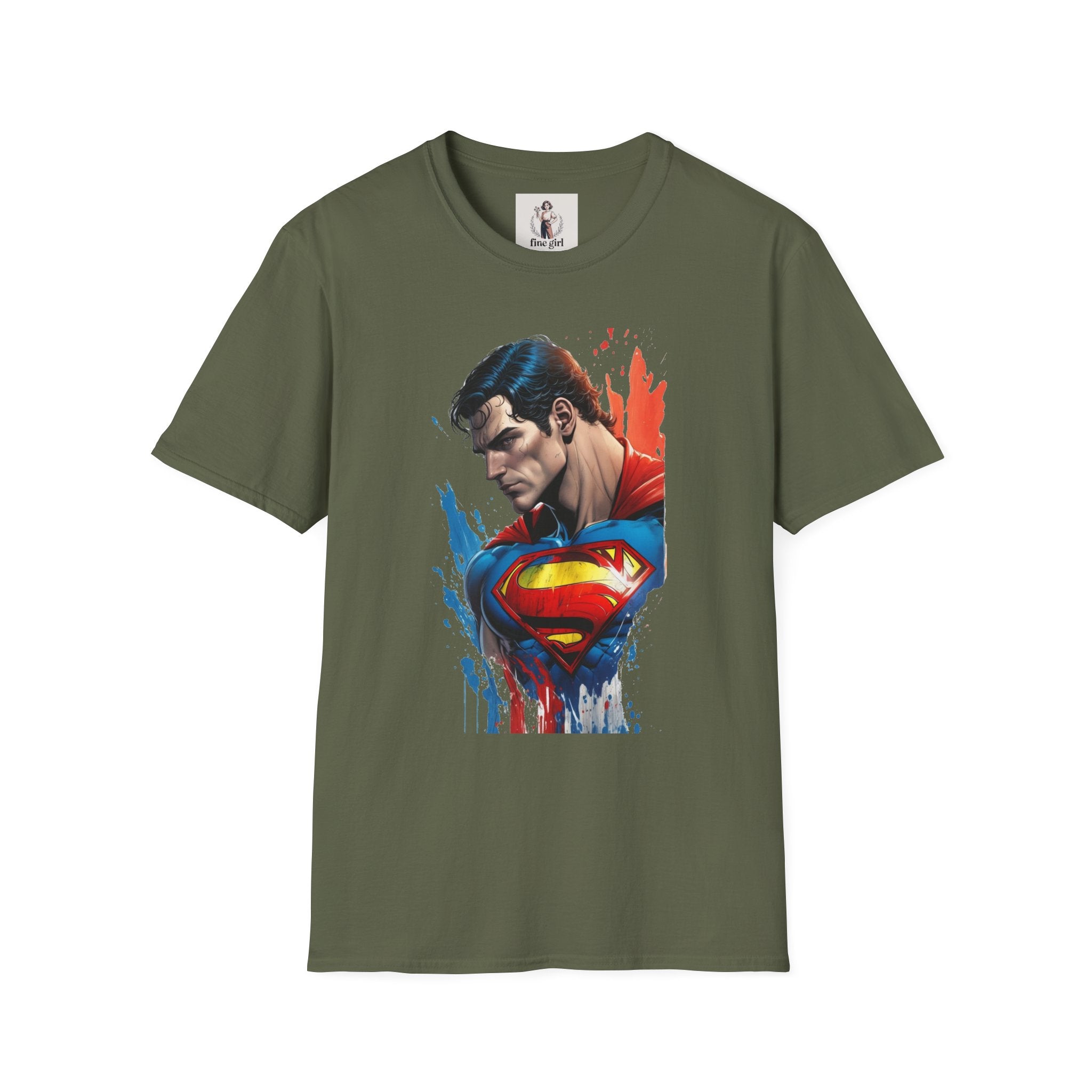 Superman Hero Unisex Softstyle T-Shirt