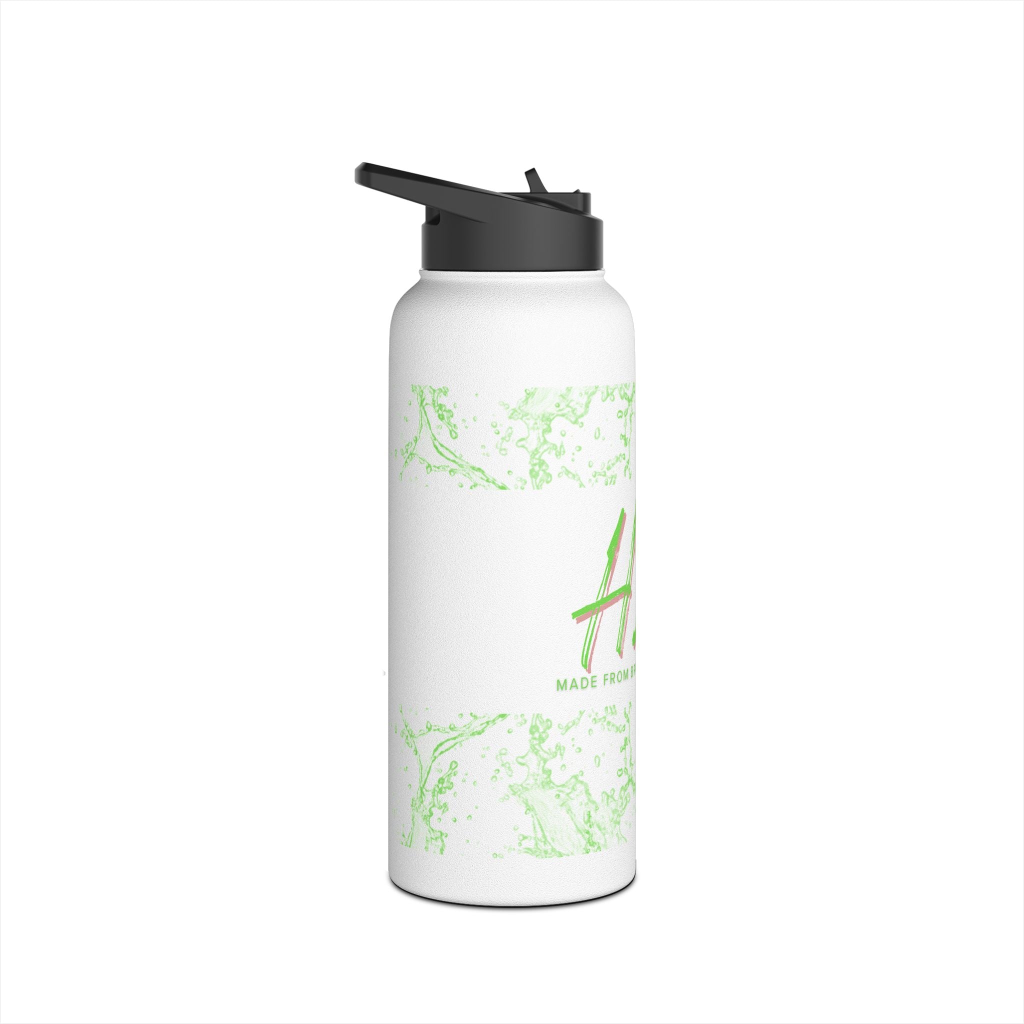 H2O Stainless Steel Water Bottle, Eco-Friendly Hydration for Travel, Sports, Yoga, Gifts, Outdoor Adventures