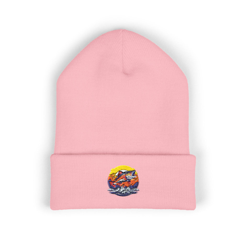 Embroidered Fishing Beanie, Fisherman Gift, Outdoor Apparel, Fishing Gear, Angler Hat, Fishing Lure Beanie