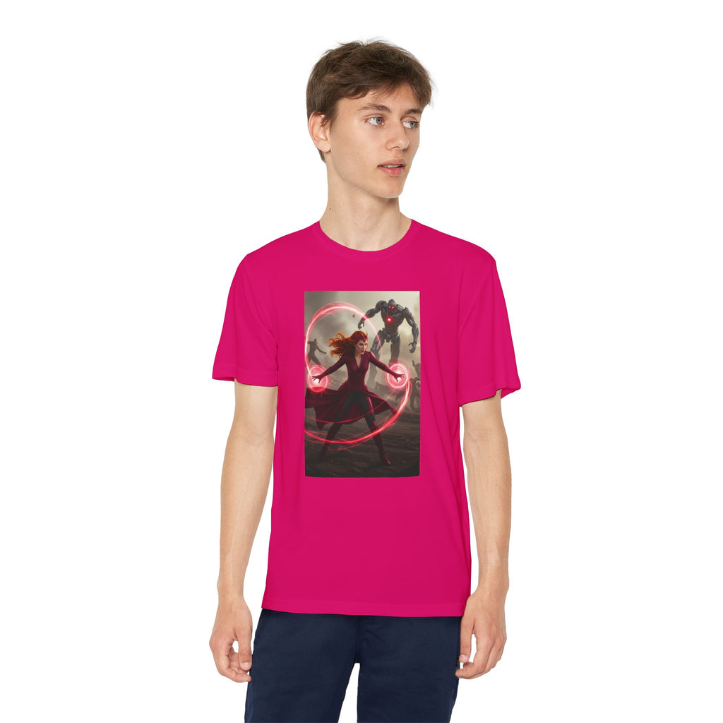 Superhero Youth T-Shirt Sports Graphic Tee, Cool Athletic Shirt for Kids