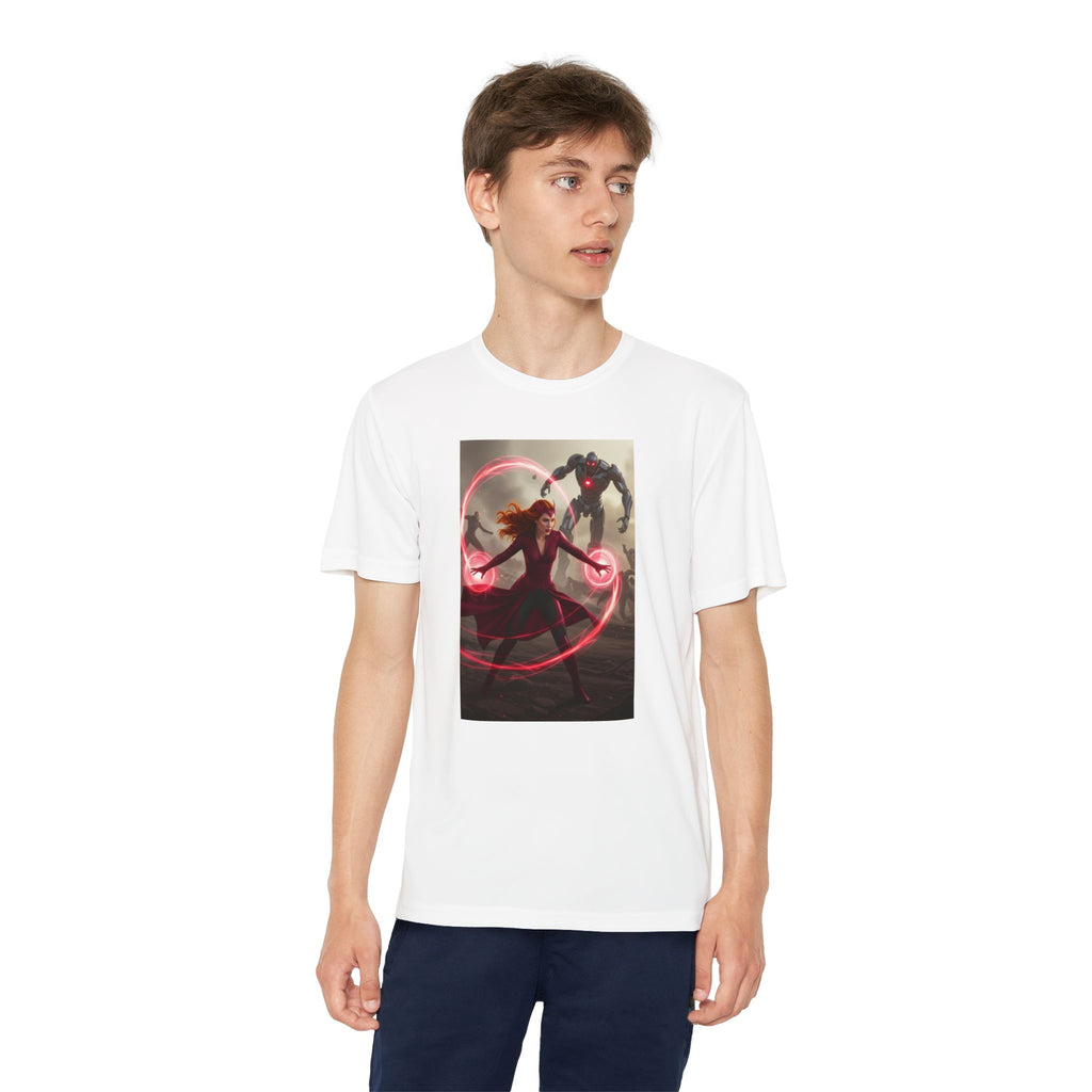 Superhero Youth T-Shirt Sports Graphic Tee, Cool Athletic Shirt for Kids