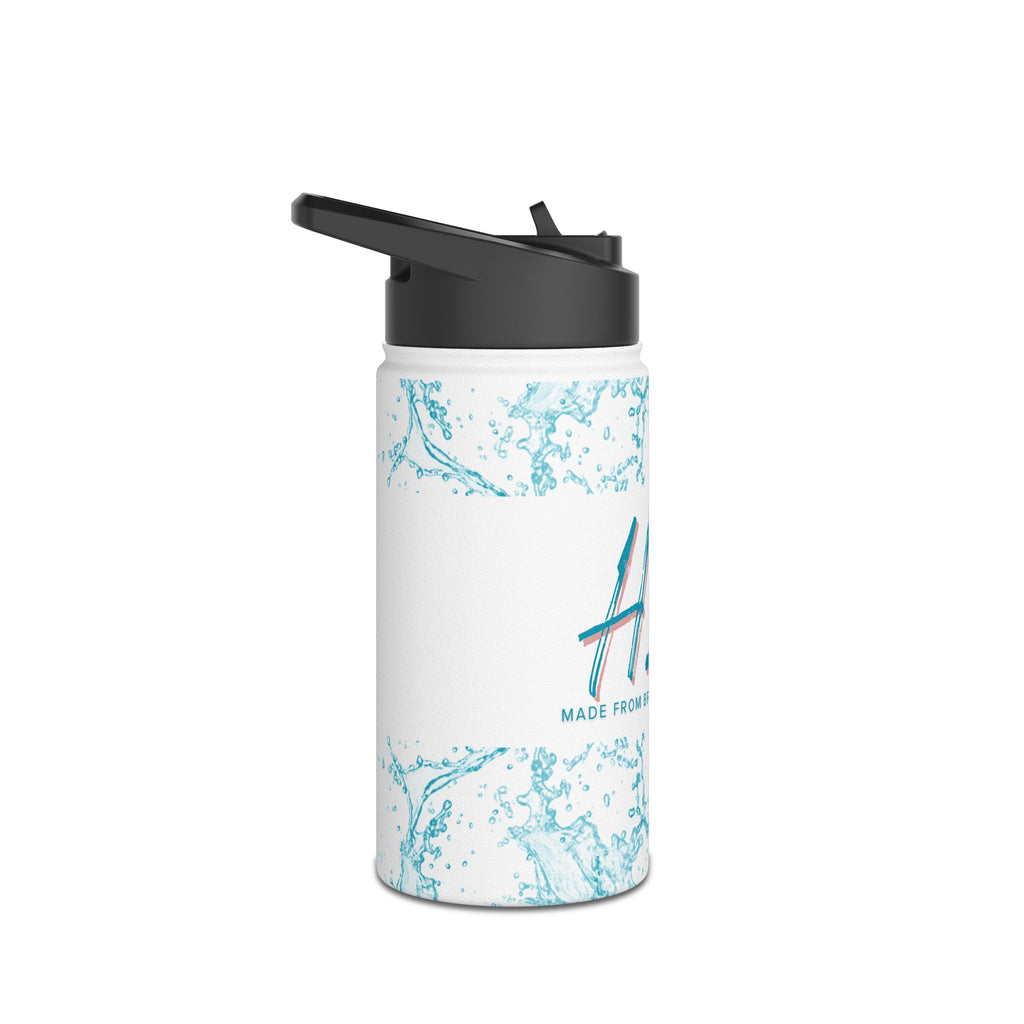 H2O Stainless Steel Water Bottle, Eco-Friendly Hydration for Travel, Sports, Yoga, Gifts, Outdoor Adventures