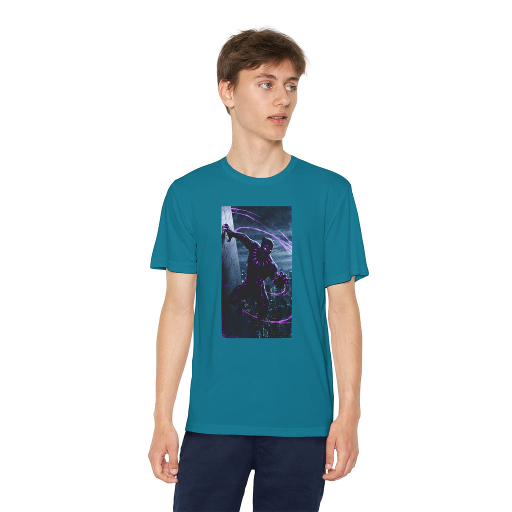 The Black Panther Superhero Marvel Patriotic, Kids Graphic T-Shirt, Boys Hero Top, Girls Comic Book Clothing, Birthday