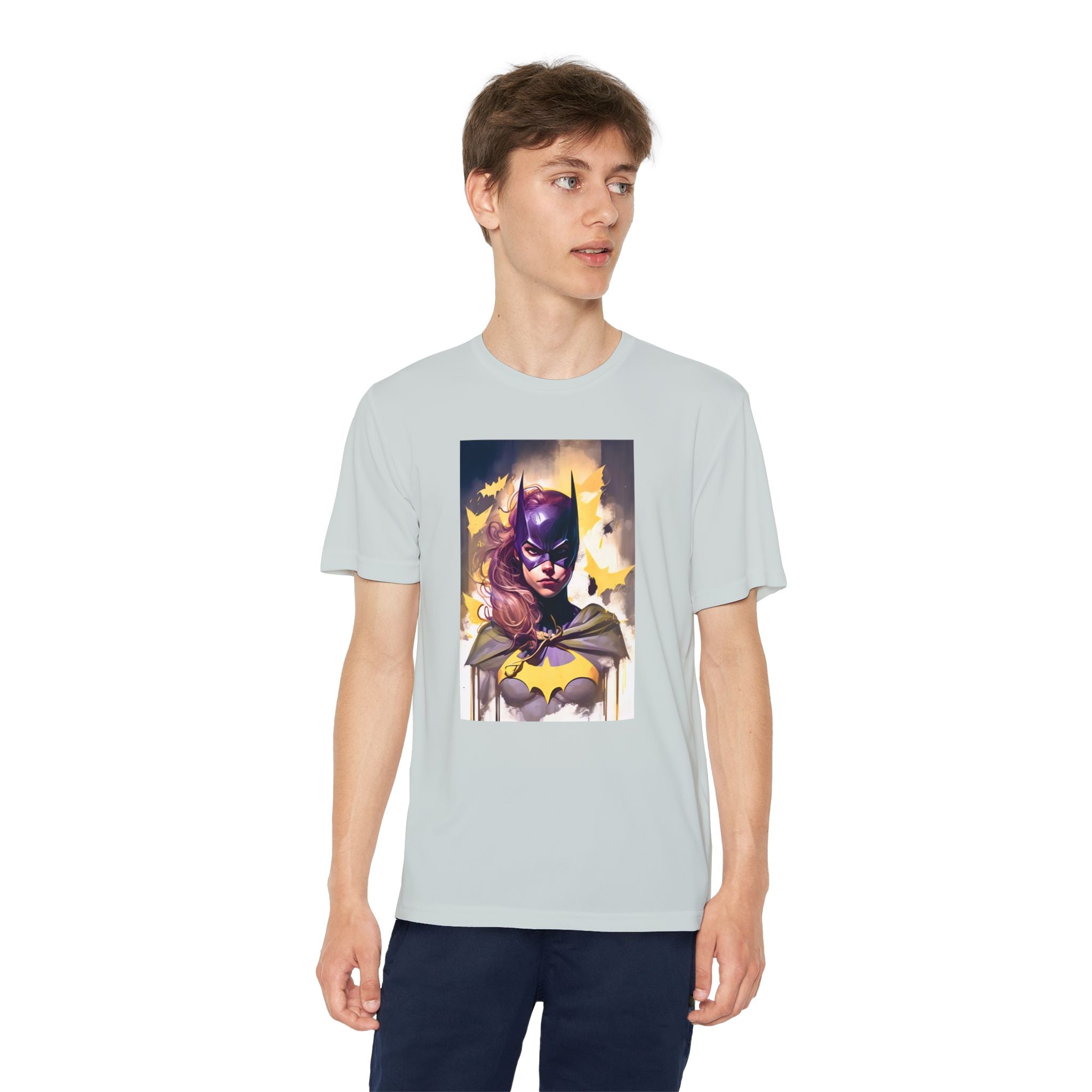 Superhero Youth T-Shirt Sports Graphic Tee, Cool Athletic Shirt for Kids