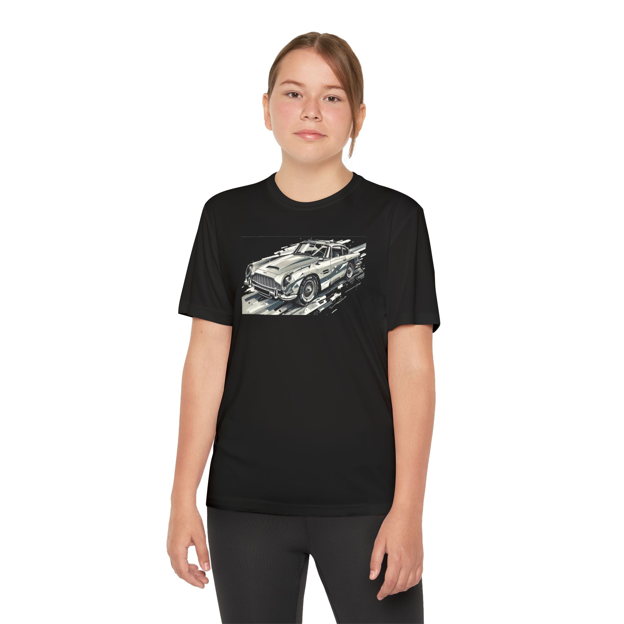 Aston Martin Youth T-Shirt Sports Graphic Tee, Cool Athletic Shirt for Kids, Perfect for Sports Events, Team Spirit