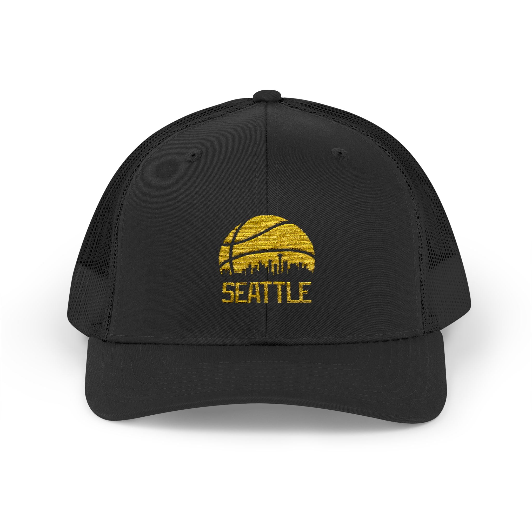 Seattle Supersonics Snapback Trucker Cap with Thin Red Line Design, Ideal for First Responders, Supportive Gifts, Memorials, Everyday Wear