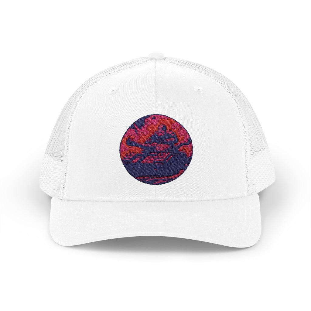 Santa Claus On A Tank Christmas Patriotic, Trucker Cap, Patriotic hat, Truckers Hat, Patriotic Accessories
