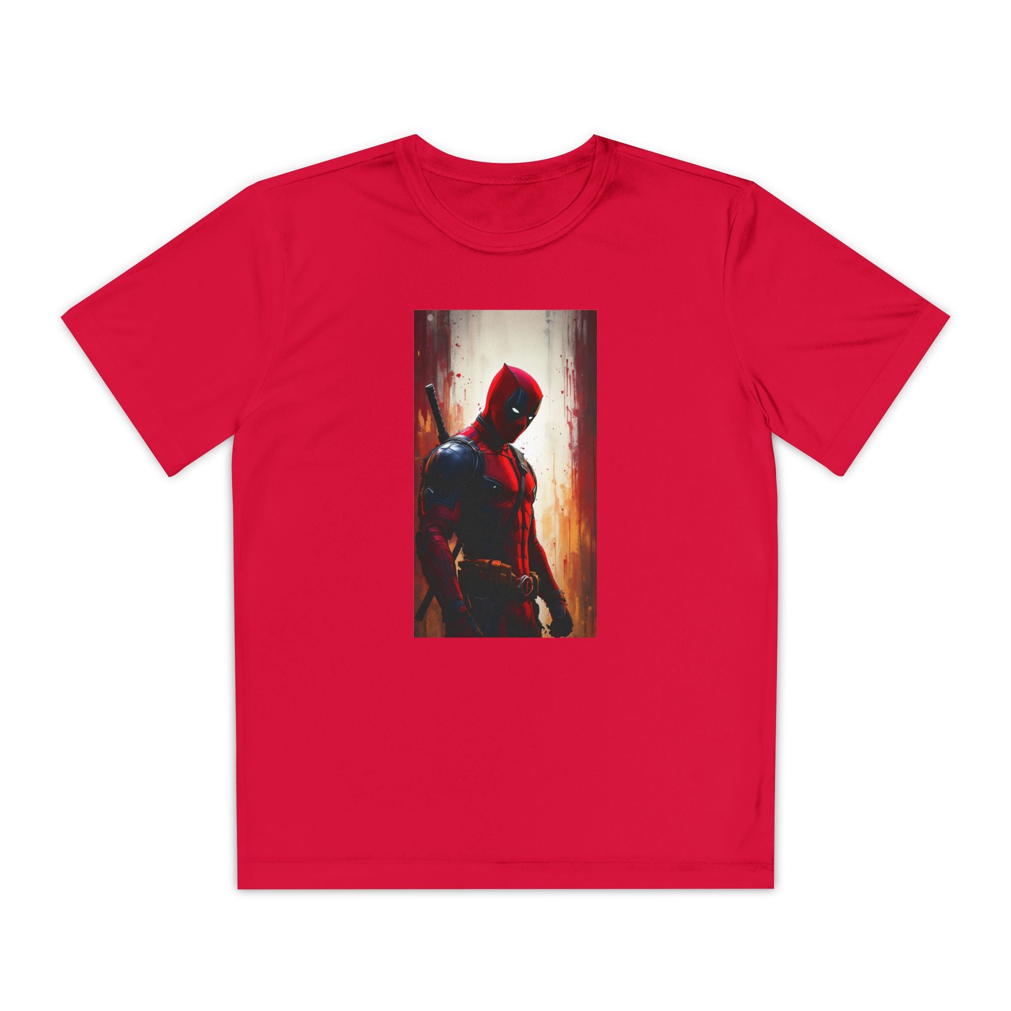 Deadpool Superhero Marvel Patriotic, Kids Graphic T-Shirt, Boys Hero Top, Girls Comic Book Clothing, Birthday
