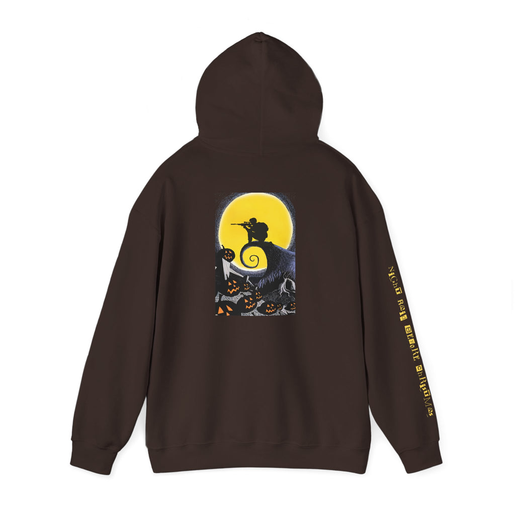Night Raid Before Christmas Patriotic Hoodie Rebel Spirit Unisex Hoodie