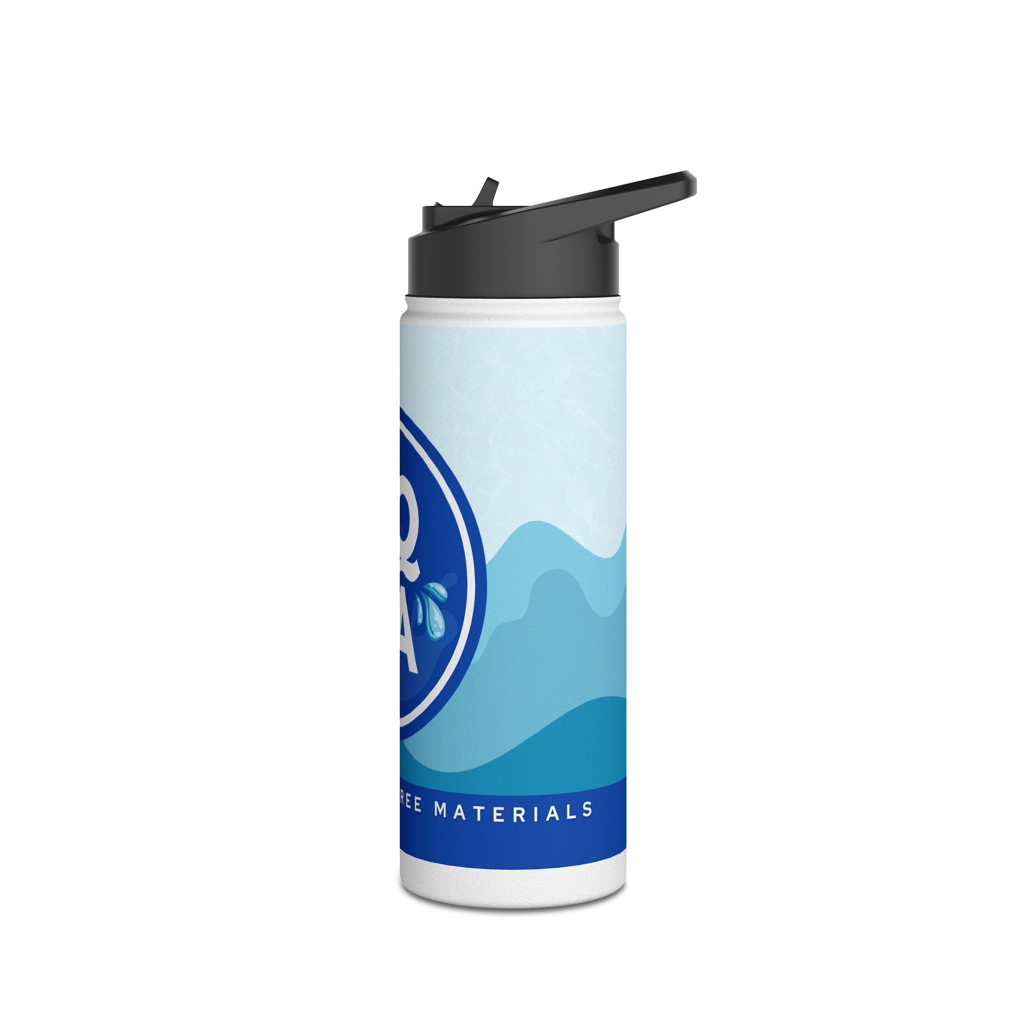 Aqua Stainless Steel Water Bottle, Eco-Friendly Hydration for Travel, Sports, Yoga, Gifts, Outdoor Adventures