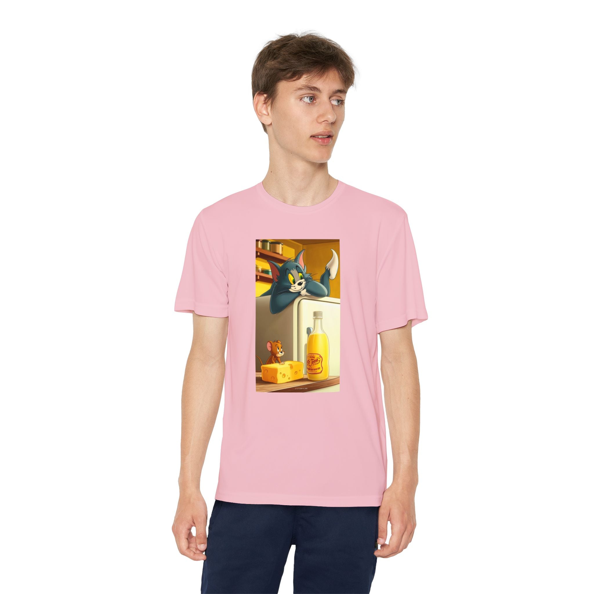 Youth Competitor Tee with Tom And Jerry design, Cartoon Graphic Kid's T-Shirt, Kids Tee, Children's Clothing, Funny Tee for Boys and Girls
