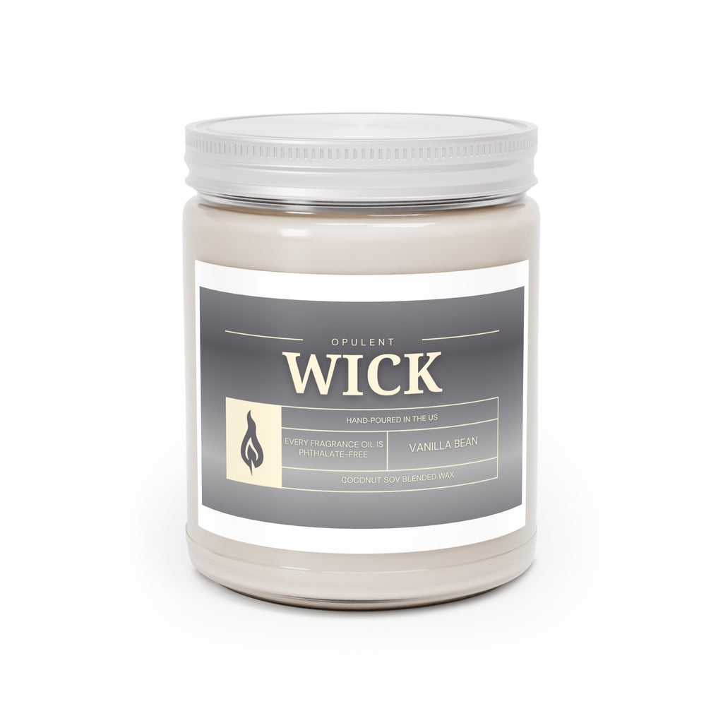 Soy Candles, OPULENT Wick, Hand-poured in the US, White Lid, 9oz, Aromatherapy, Relaxation, Home Decor, Gift, Scented Candles