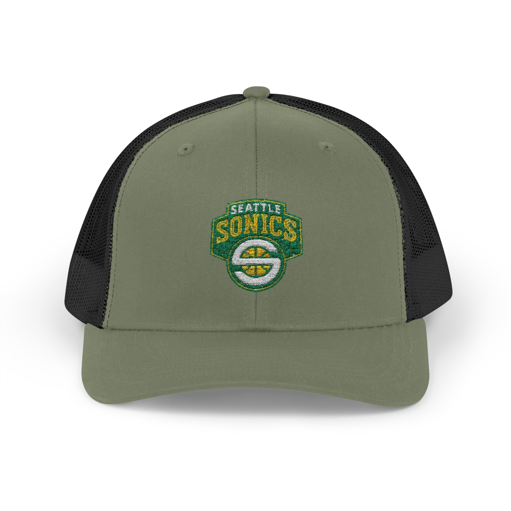 The Seattle SuperSonics Snapback Trucker Cap, American Flag Hat, Outdoor Cap, Casual Wear, Gift for Dad, 4th of July Apparel