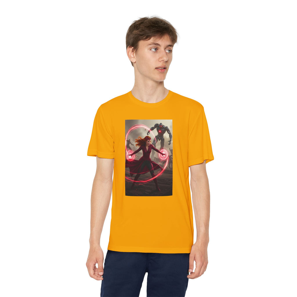 Superhero Youth T-Shirt Sports Graphic Tee, Cool Athletic Shirt for Kids