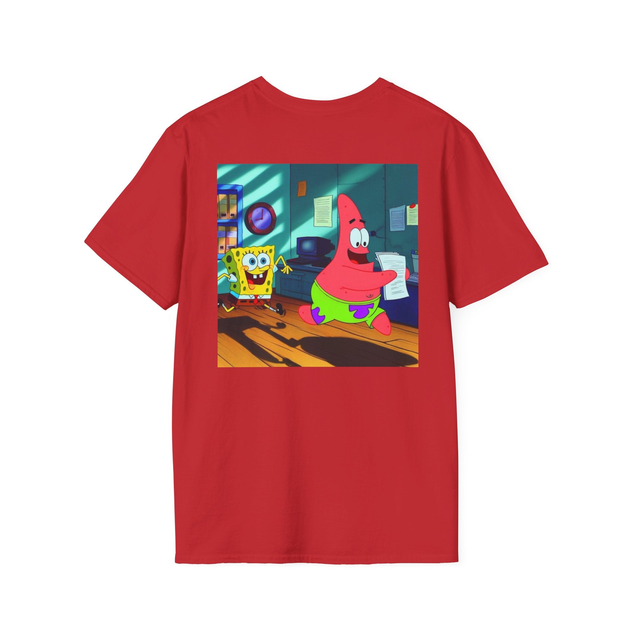 SpongeBob SquarePants Kids T-Shirt, Mr Krabs Squidward Patrick Star Youth Tee, Nickelodeon Children's TV Shirt, Unisex Softstyle