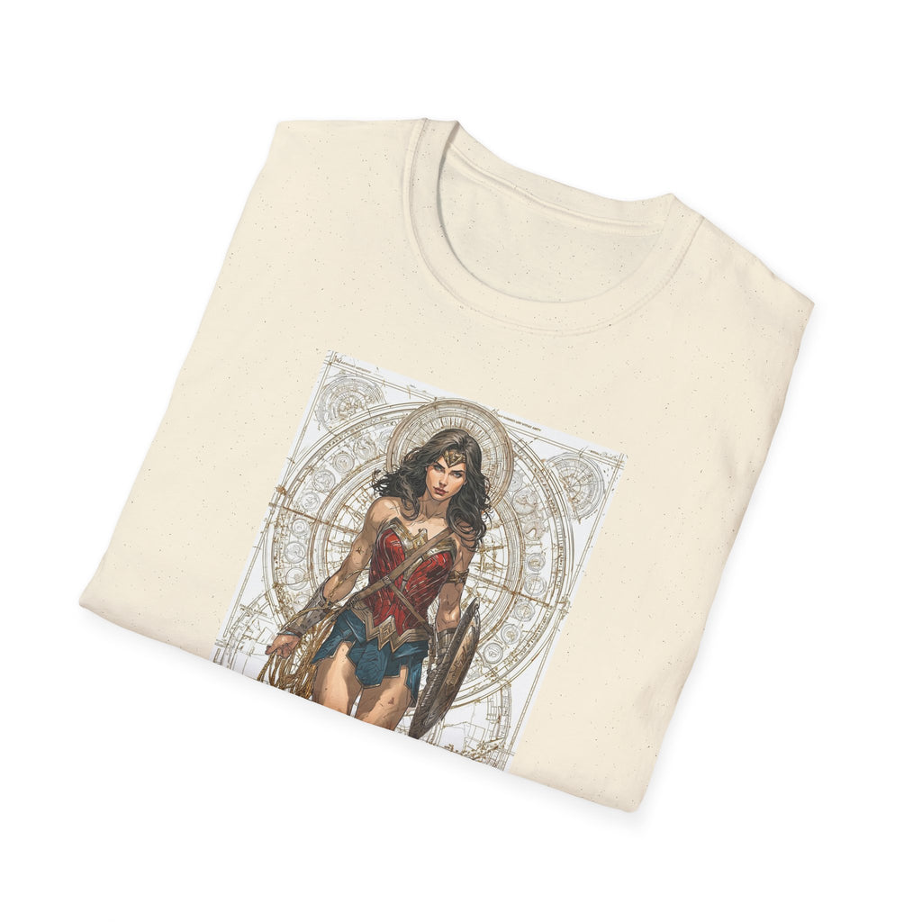 Wonder Woman Marvel T-Shirt - Comic Book Hero Unisex Tee, Graphic Top for Fans, Gift for Geeks, Justice League Shirt, Dark Knight