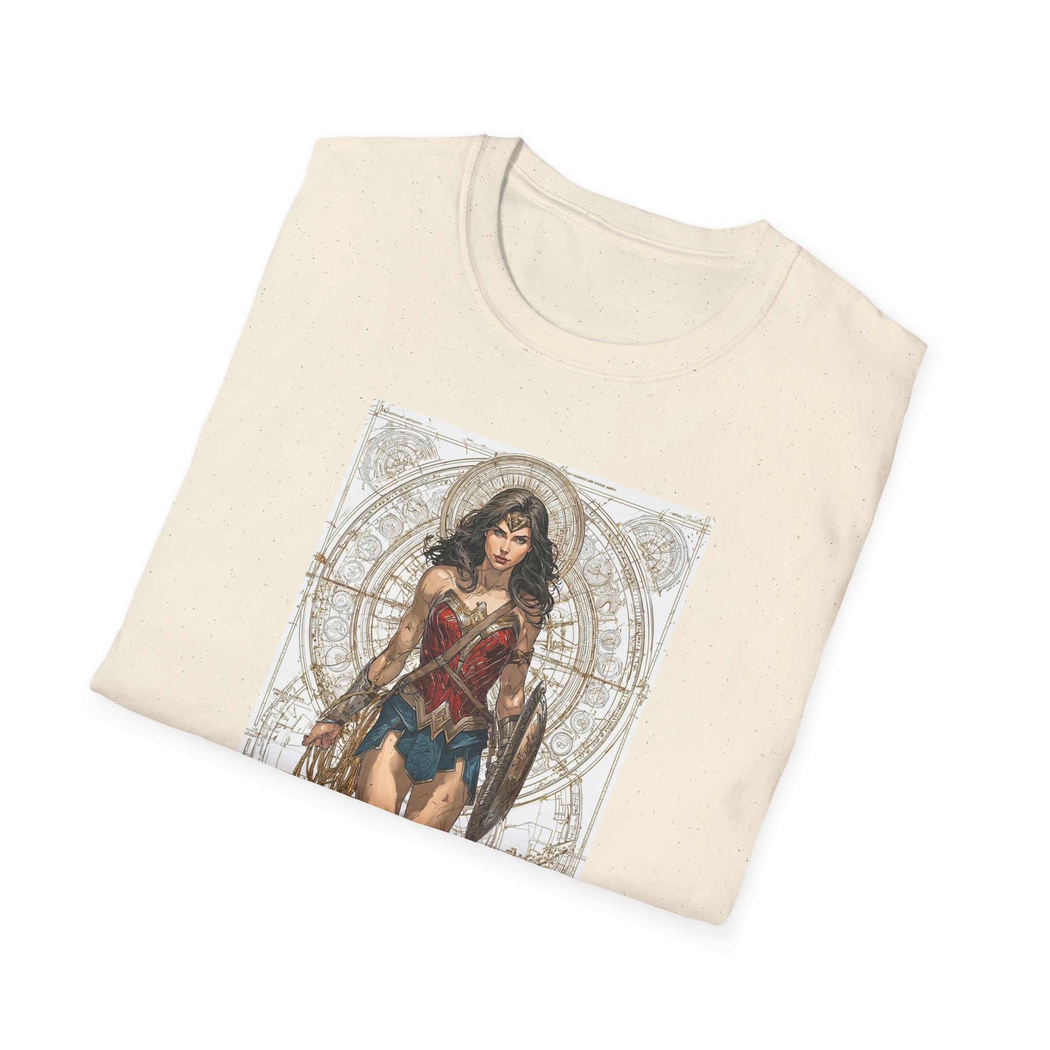 Wonder Woman Marvel T-Shirt - Comic Book Hero Unisex Tee, Graphic Top for Fans, Gift for Geeks, Justice League Shirt, Dark Knight