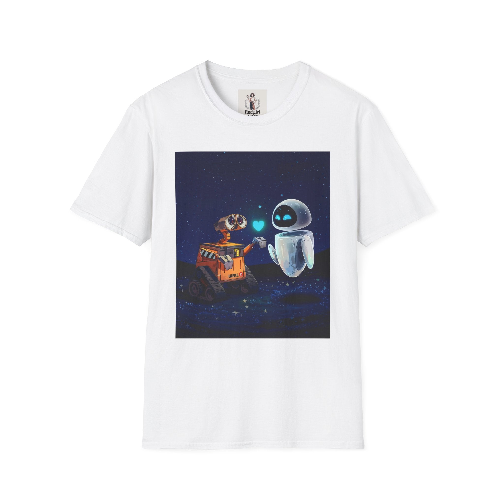 Wall-E Pixar Animation Unisex T-Shirt, Walt Disney Tee, Movie Lover Gift, Graphic Novelty Shirt, Cartoon Character Apparel