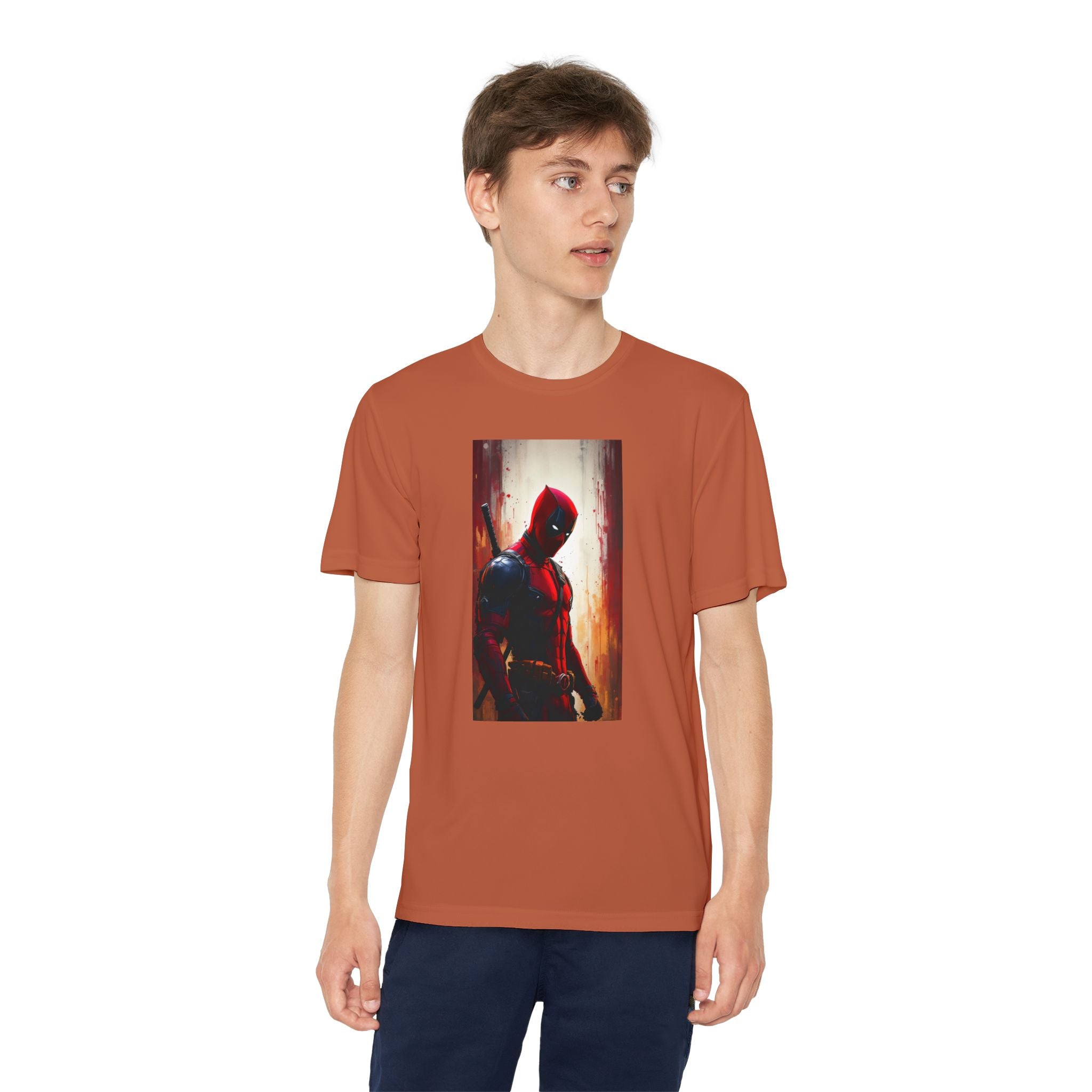Deadpool Superhero Marvel Patriotic, Kids Graphic T-Shirt, Boys Hero Top, Girls Comic Book Clothing, Birthday
