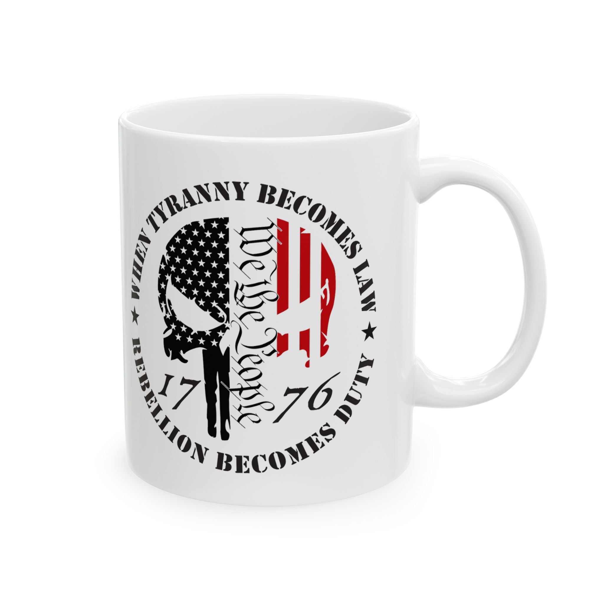 Thin Red Line Patriotic Coffee & Tea Mug