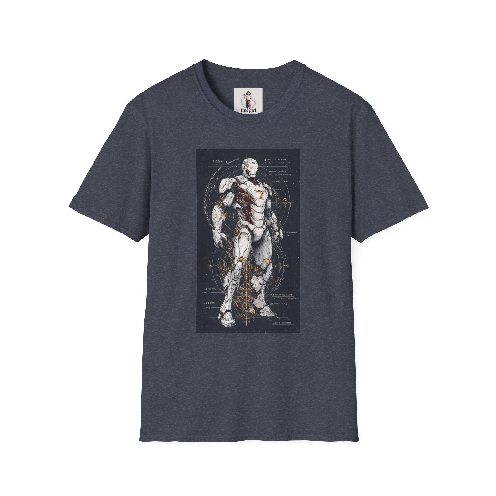 Ironman Superhero Marvel Unisex Softstyle T-Shirt, Comic Book Tee, Geeky Clothing, Cosplay Costume Top
