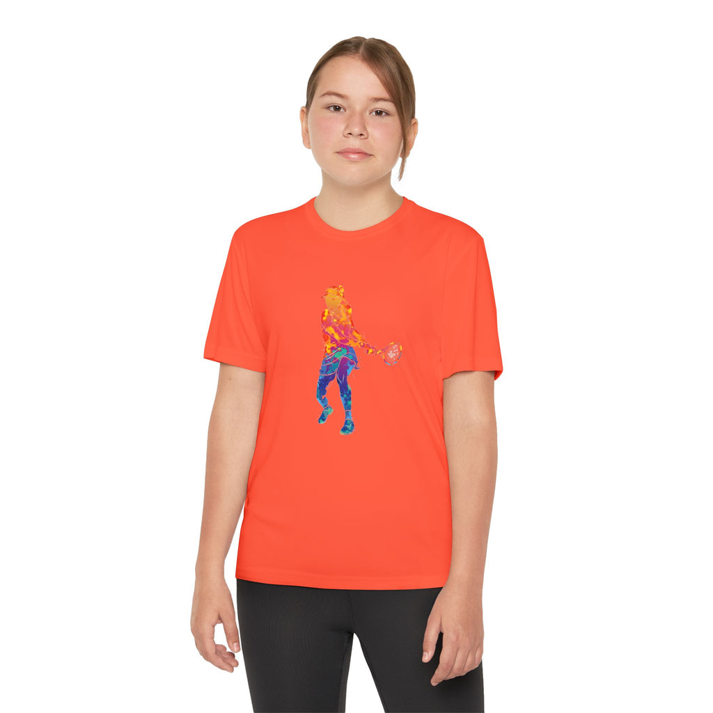 Tennis Youth Sports Graphic Tee, Cool Athletic Shirt for Kids, Perfect for Sports Events, Team Spirit, Birthday Gift, Summer Activities