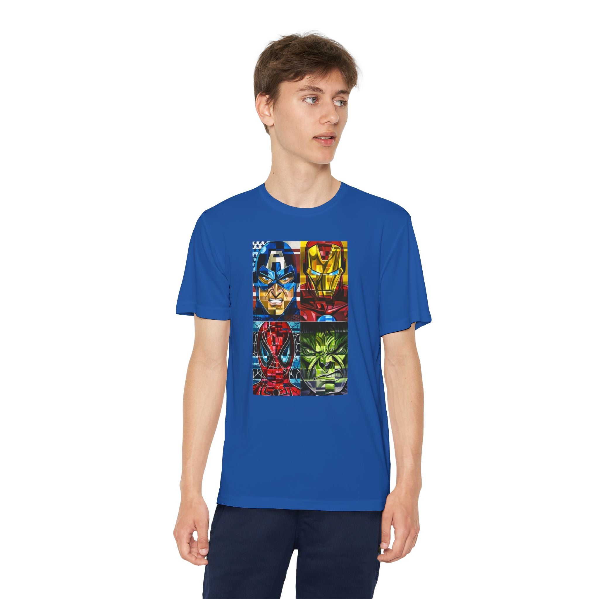 Advengers Youth T-Shirt Sports Graphic Tee, Cool Athletic Shirt for Kids, Perfect for Sports Events, Team Spirit