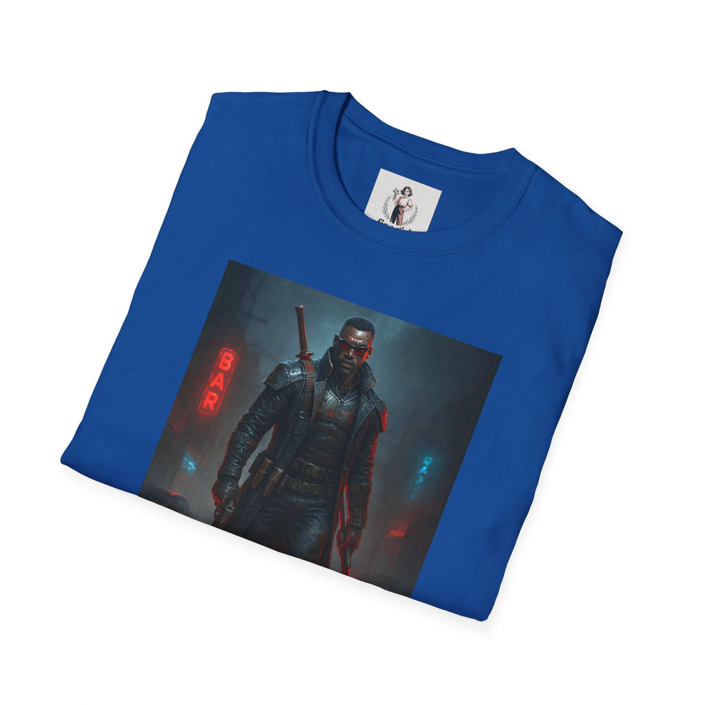 Blade Superhero Marvel Unisex Softstyle T-Shirt, Comic Book Tee, Geeky Clothing, Cosplay Costume Top