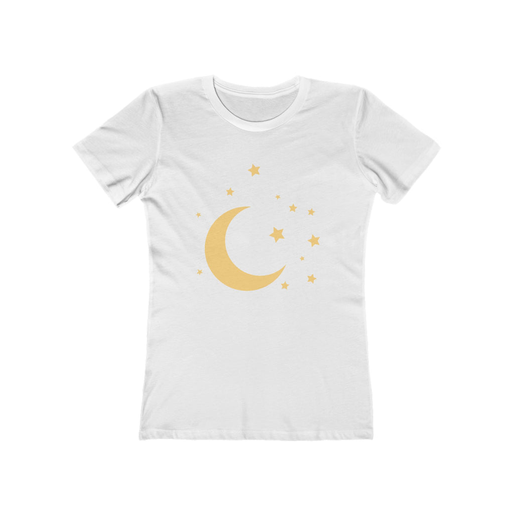 Moon Women's Tshirt, Lunar Graphic Tee, Celestial Shirt, Night Sky Top, Space Lover Gift