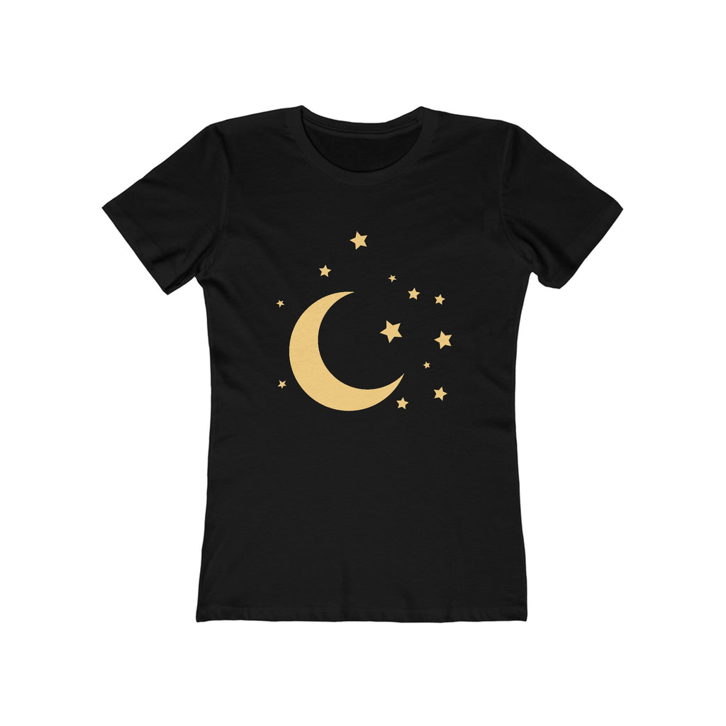 Moon Women's Tshirt, Lunar Graphic Tee, Celestial Shirt, Night Sky Top, Space Lover Gift