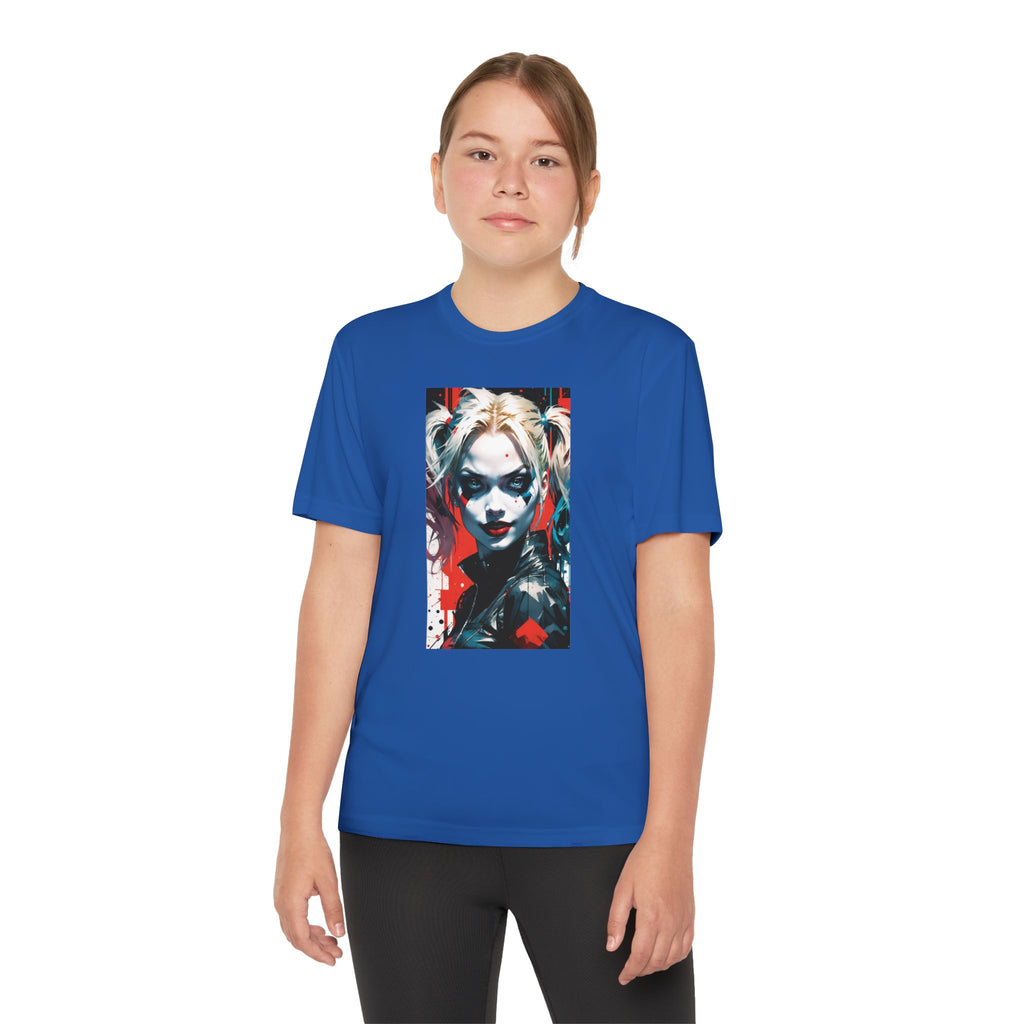 Superhero Youth T-Shirt Sports Graphic Tee, Cool Athletic Shirt for Kids
