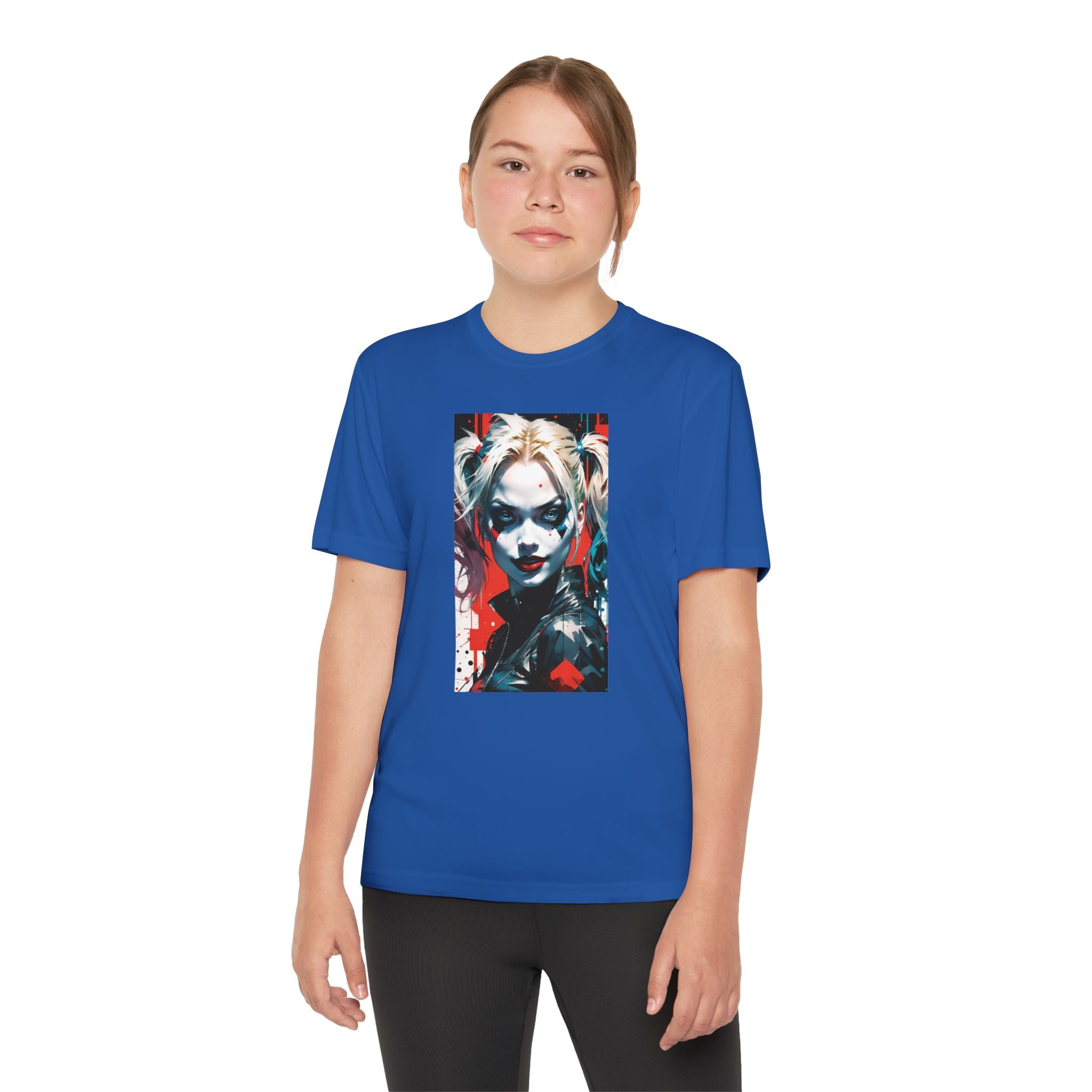 Superhero Youth T-Shirt Sports Graphic Tee, Cool Athletic Shirt for Kids