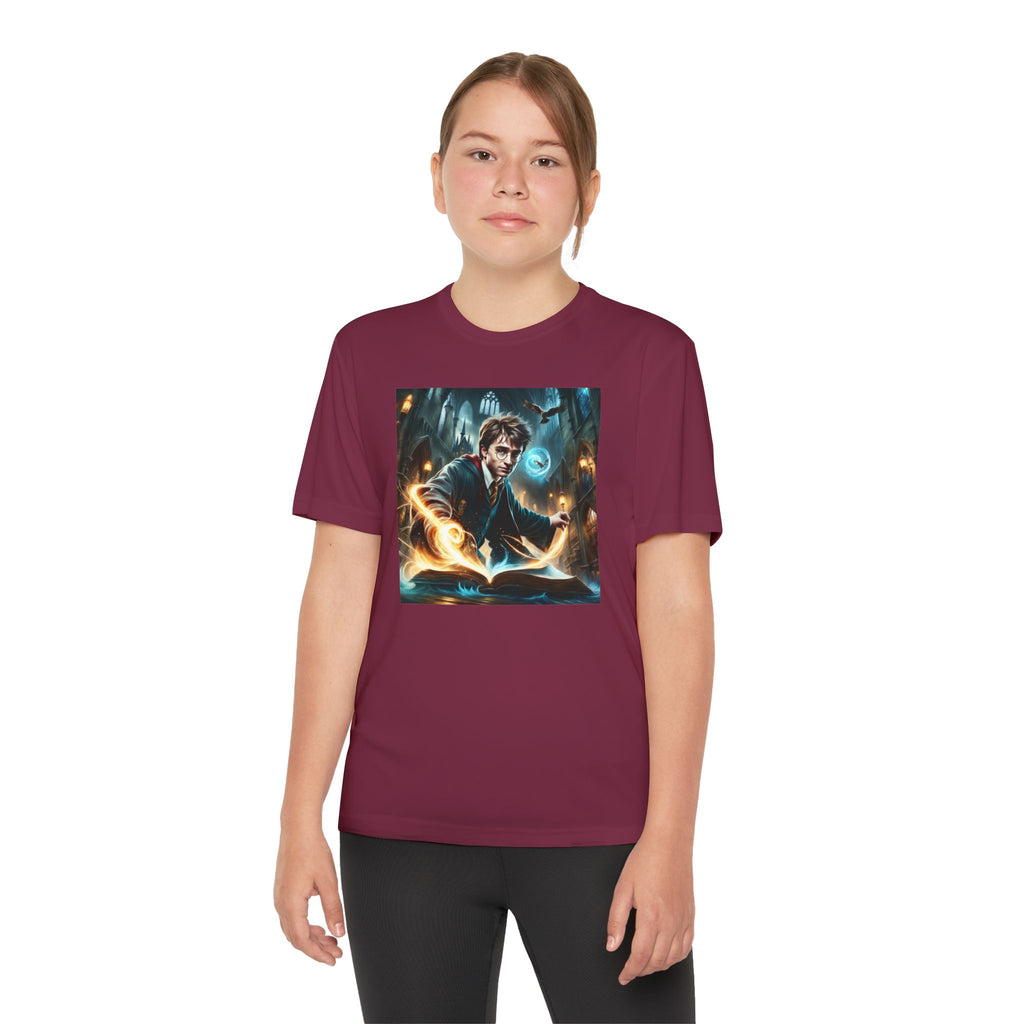 Youth Competitor Tee - Harry Potter, Wizard School Shirt, Magical Kids Top, Hogwarts Fan Gift, Sorcerer's Stone T-Shirt