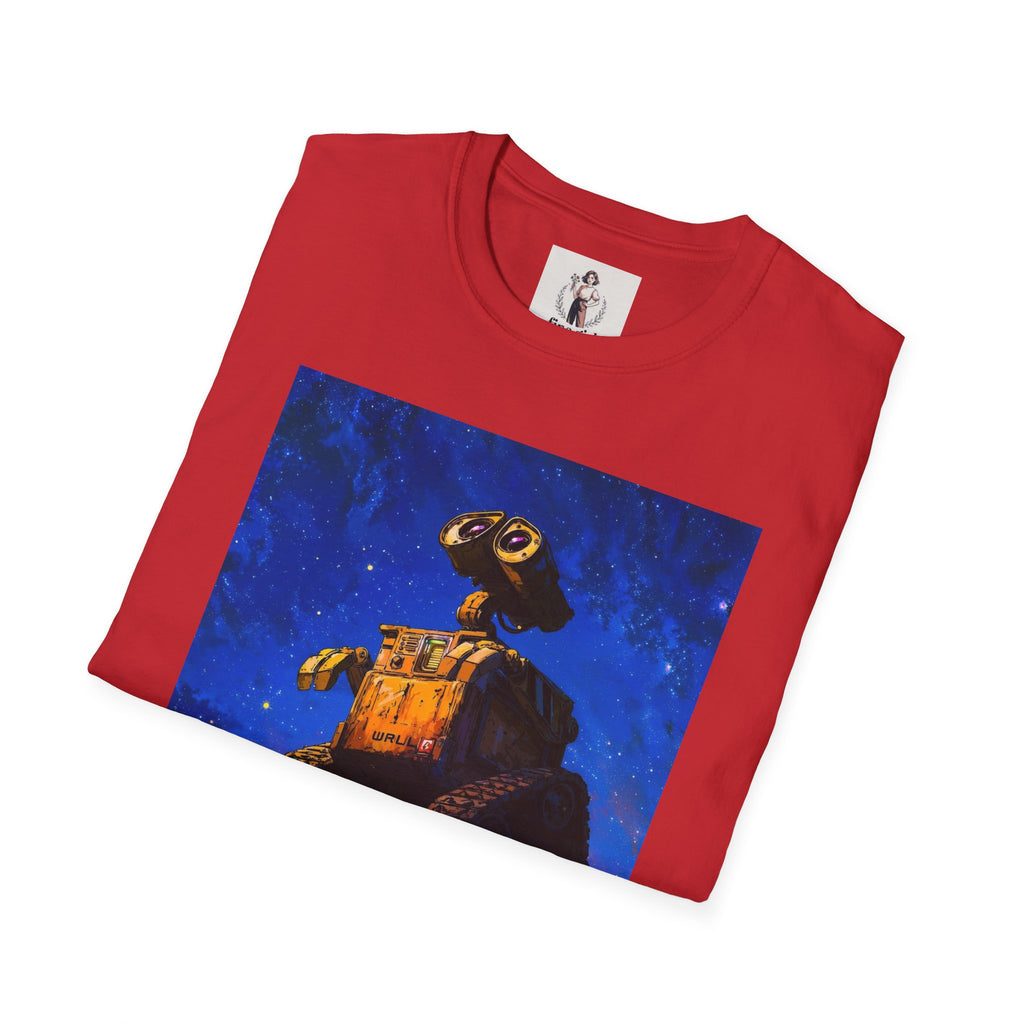 Wall-E Pixar Animation Unisex T-Shirt, Walt Disney Tee, Movie Lover Gift, Graphic Novelty Shirt, Cartoon Character Apparel