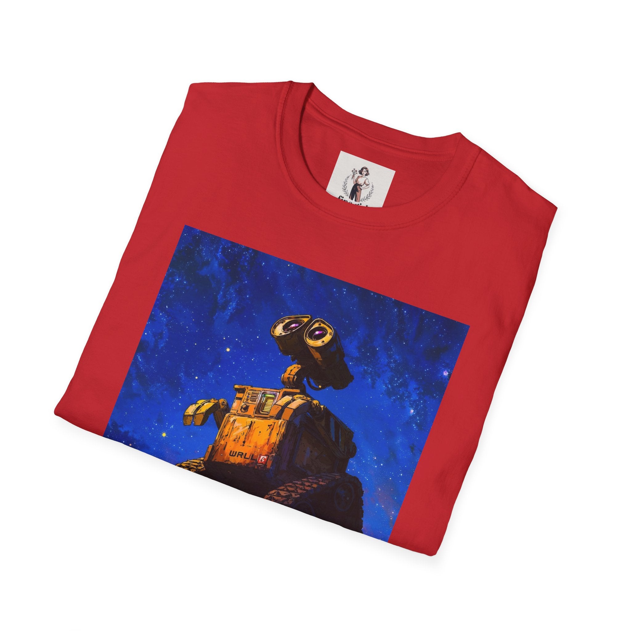 Wall-E Pixar Animation Unisex T-Shirt, Walt Disney Tee, Movie Lover Gift, Graphic Novelty Shirt, Cartoon Character Apparel