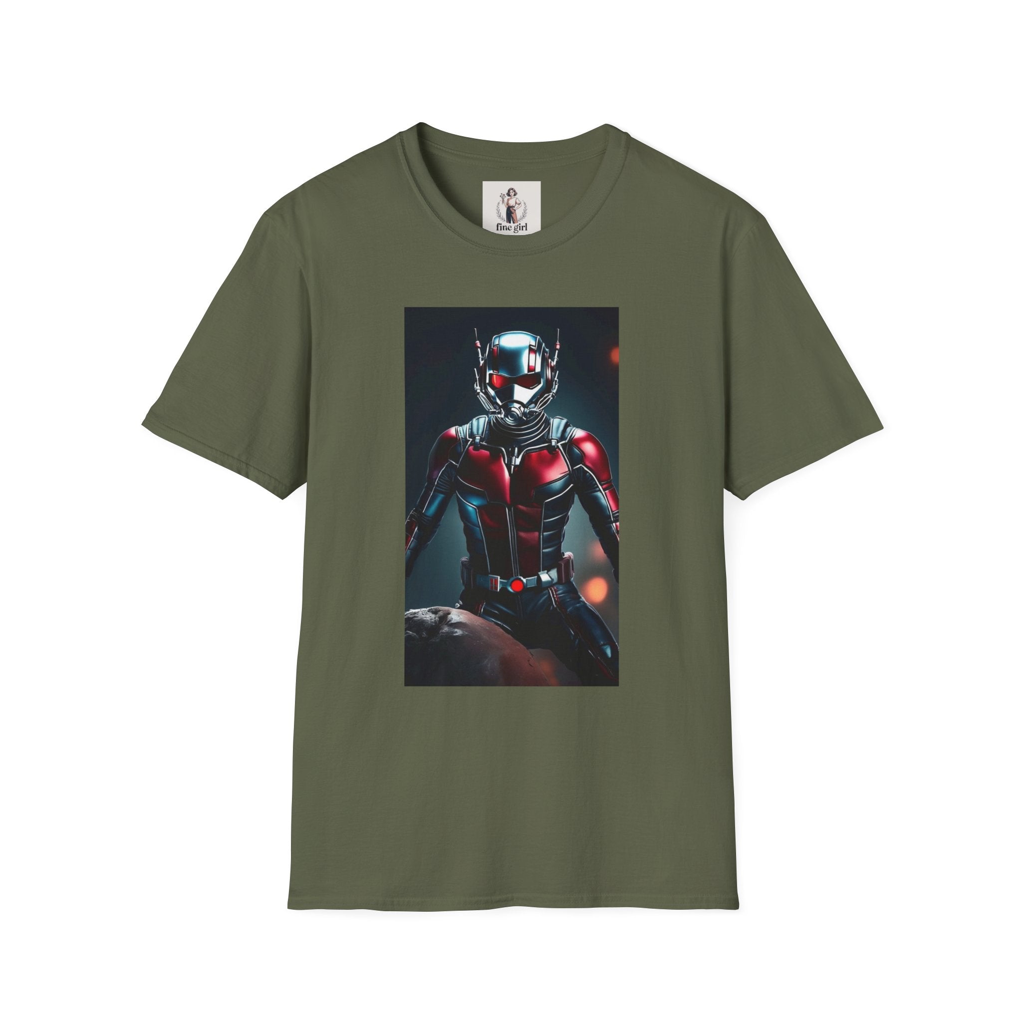 Antman Superhero Marvel Unisex Softstyle T-Shirt, Comic Book Tee, Geeky Clothing, Cosplay Costume Top