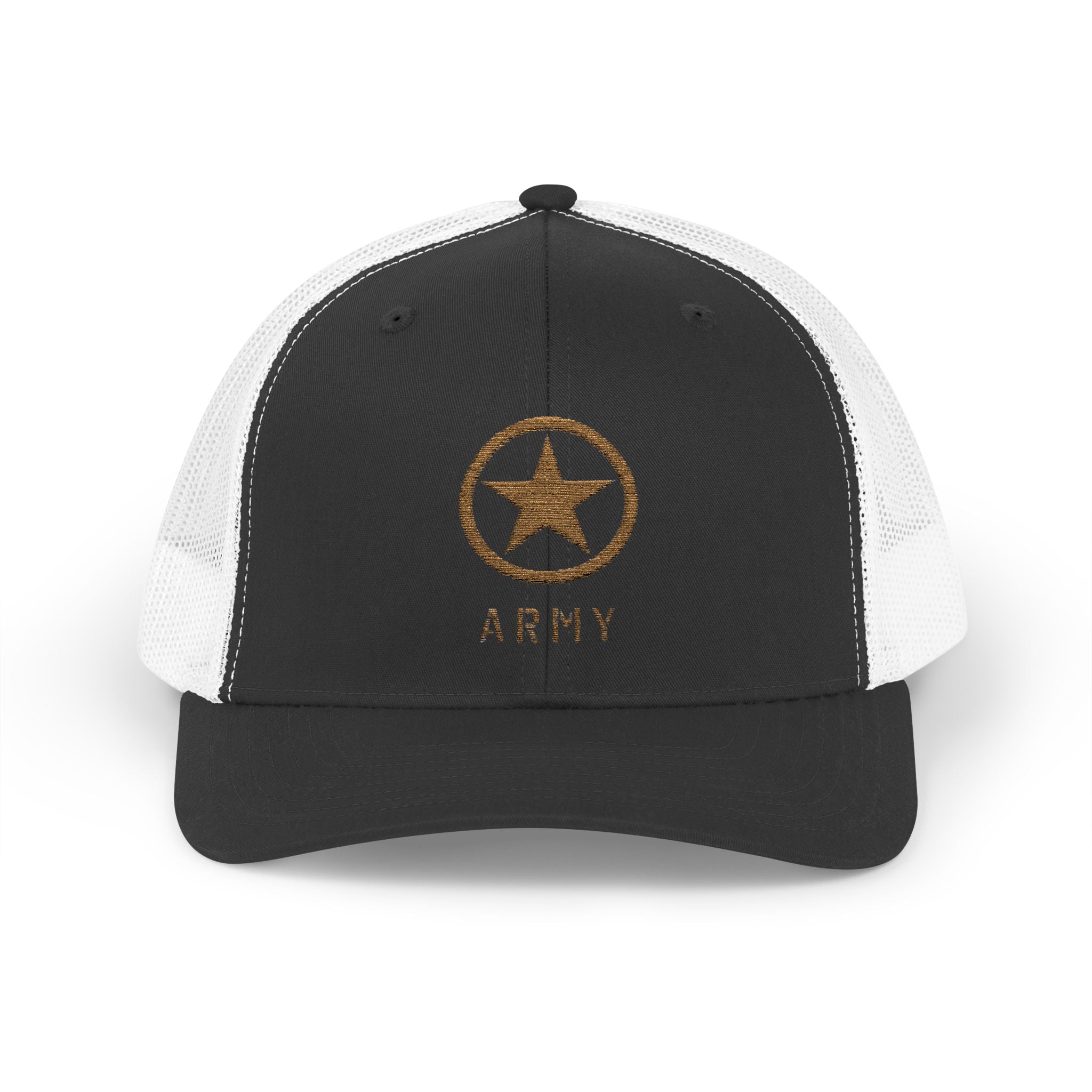 US Army Snapback Trucker Cap with Thin Red Line Design, Ideal for First Responders, Supportive Gifts, Memorials, Everyday Wear