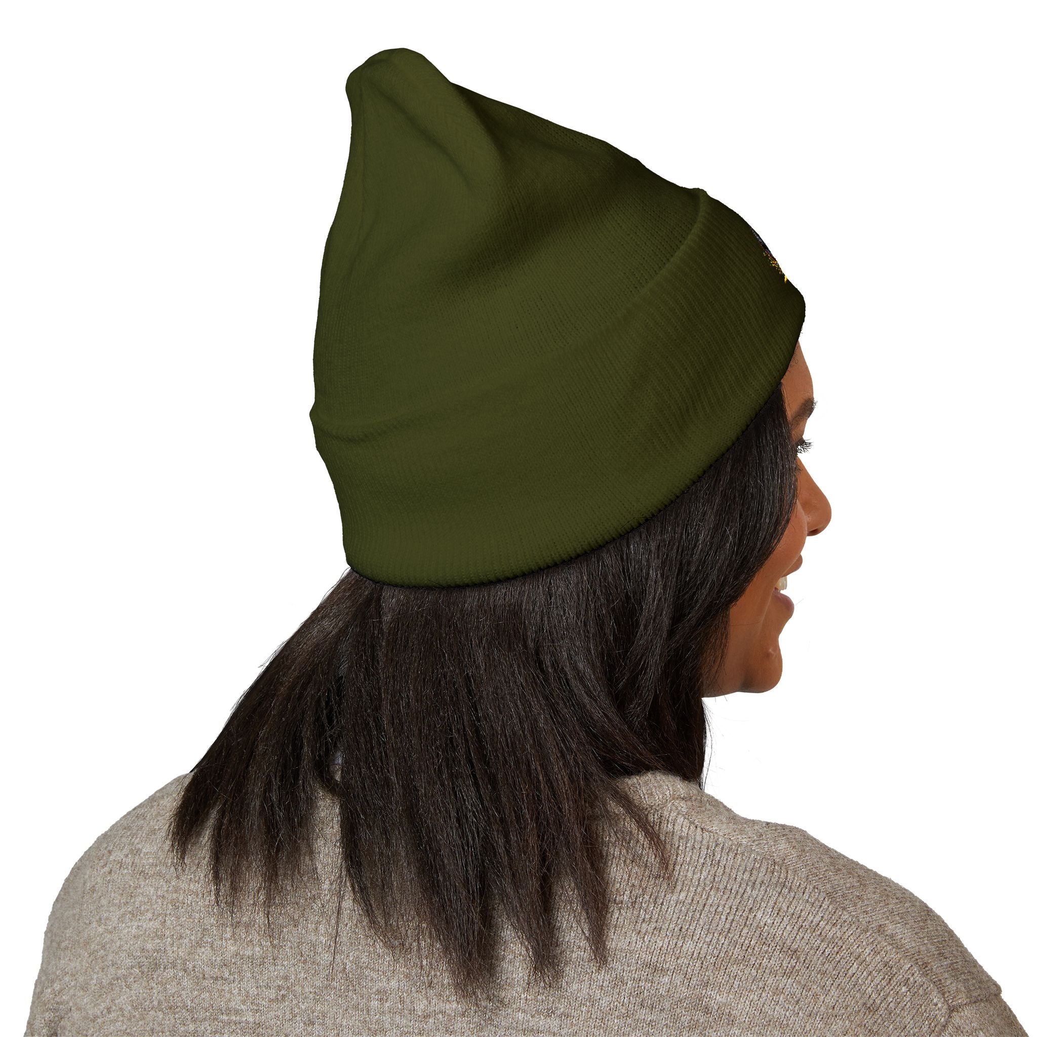 Beanie, Fishing Embroidered Hat for Outdoor Enthusiasts, Angler Gift, Fisherman Apparel, Winter Headwear, Knit Cap