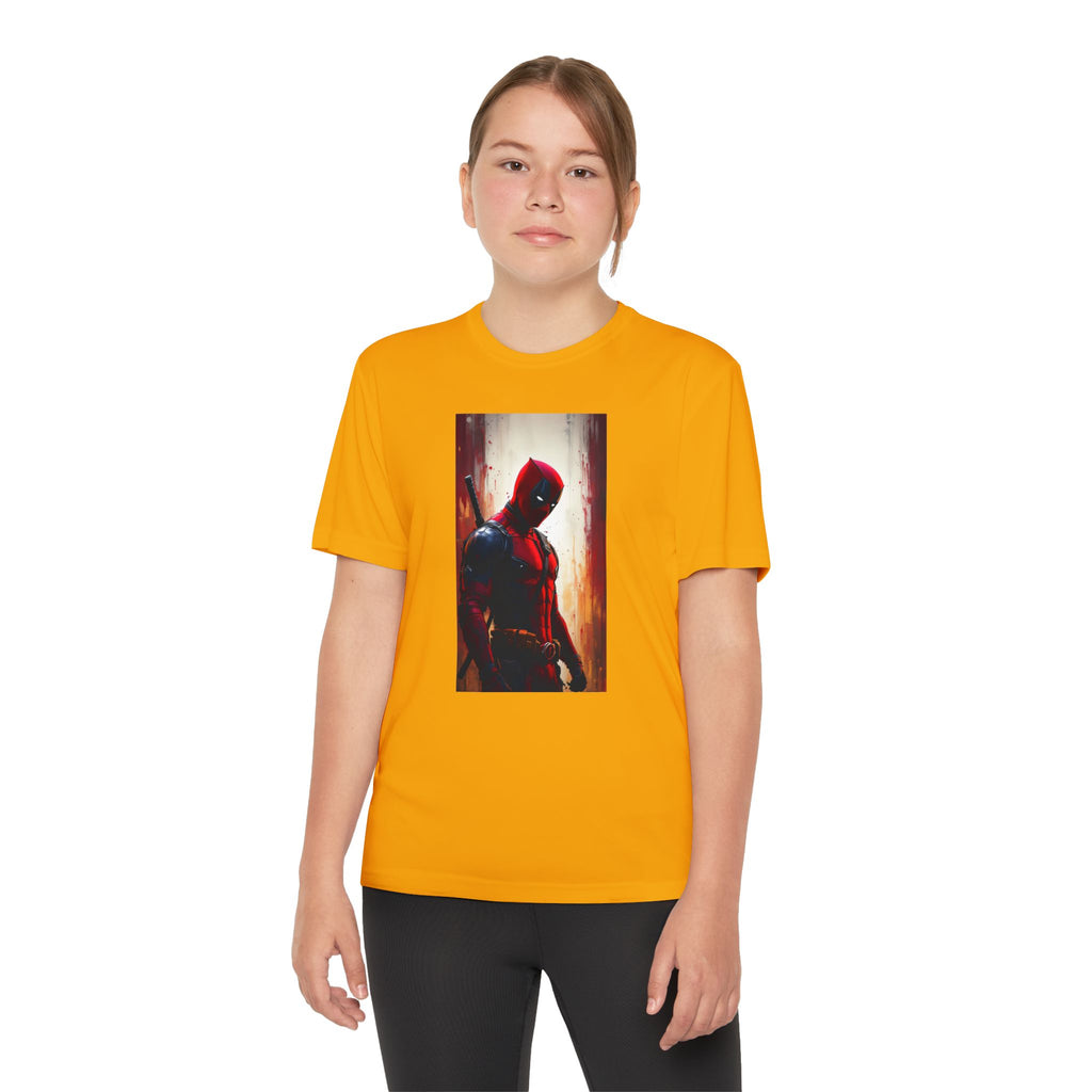 Deadpool Superhero Marvel Patriotic, Kids Graphic T-Shirt, Boys Hero Top, Girls Comic Book Clothing, Birthday