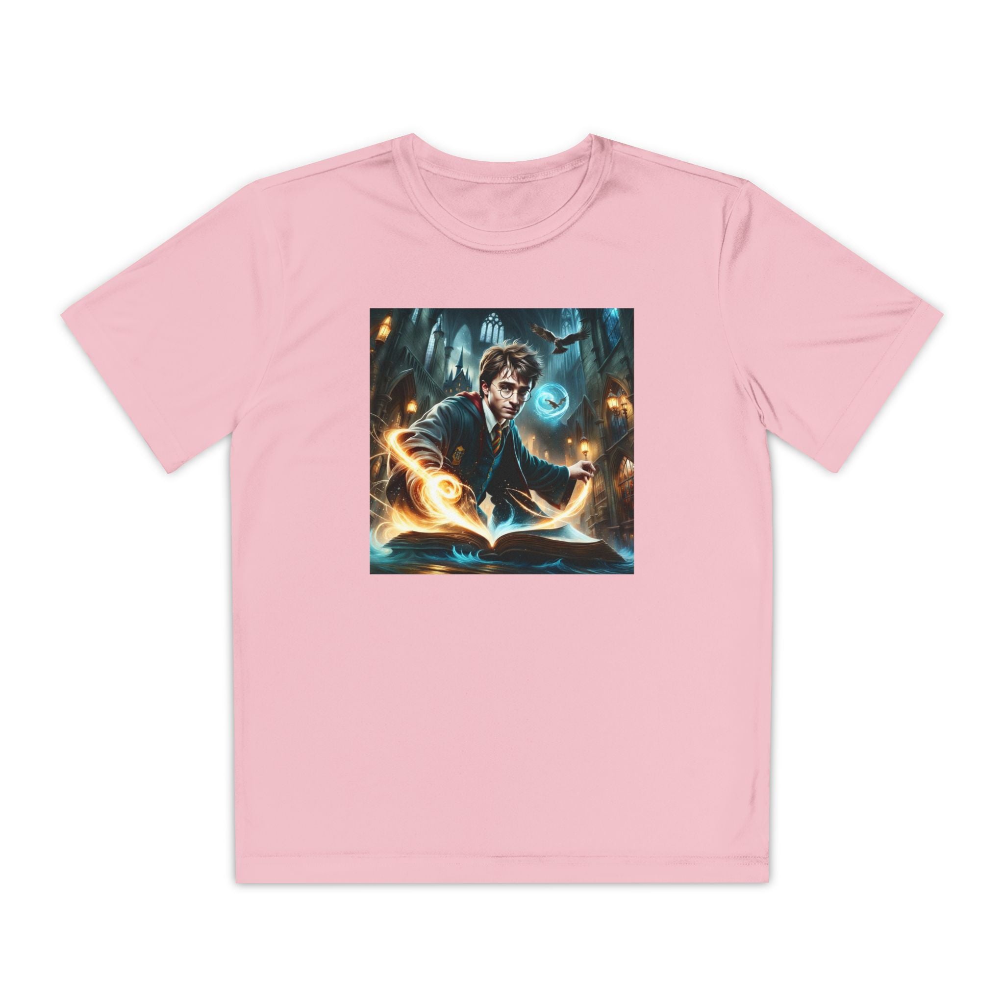 Youth Competitor Tee - Harry Potter, Wizard School Shirt, Magical Kids Top, Hogwarts Fan Gift, Sorcerer's Stone T-Shirt