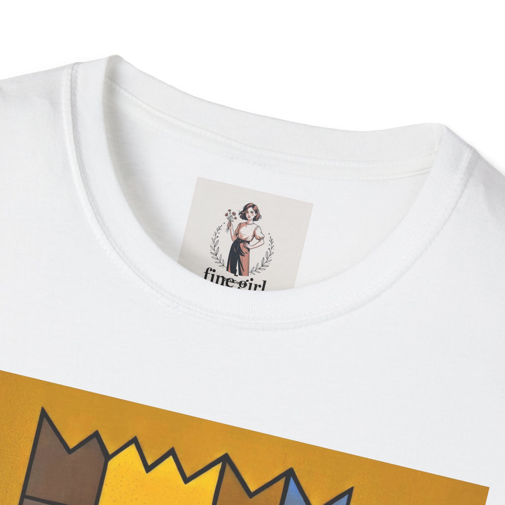 Bart Simpson TV Themed T-Shirt Unisex Softstyle T-Shirt
