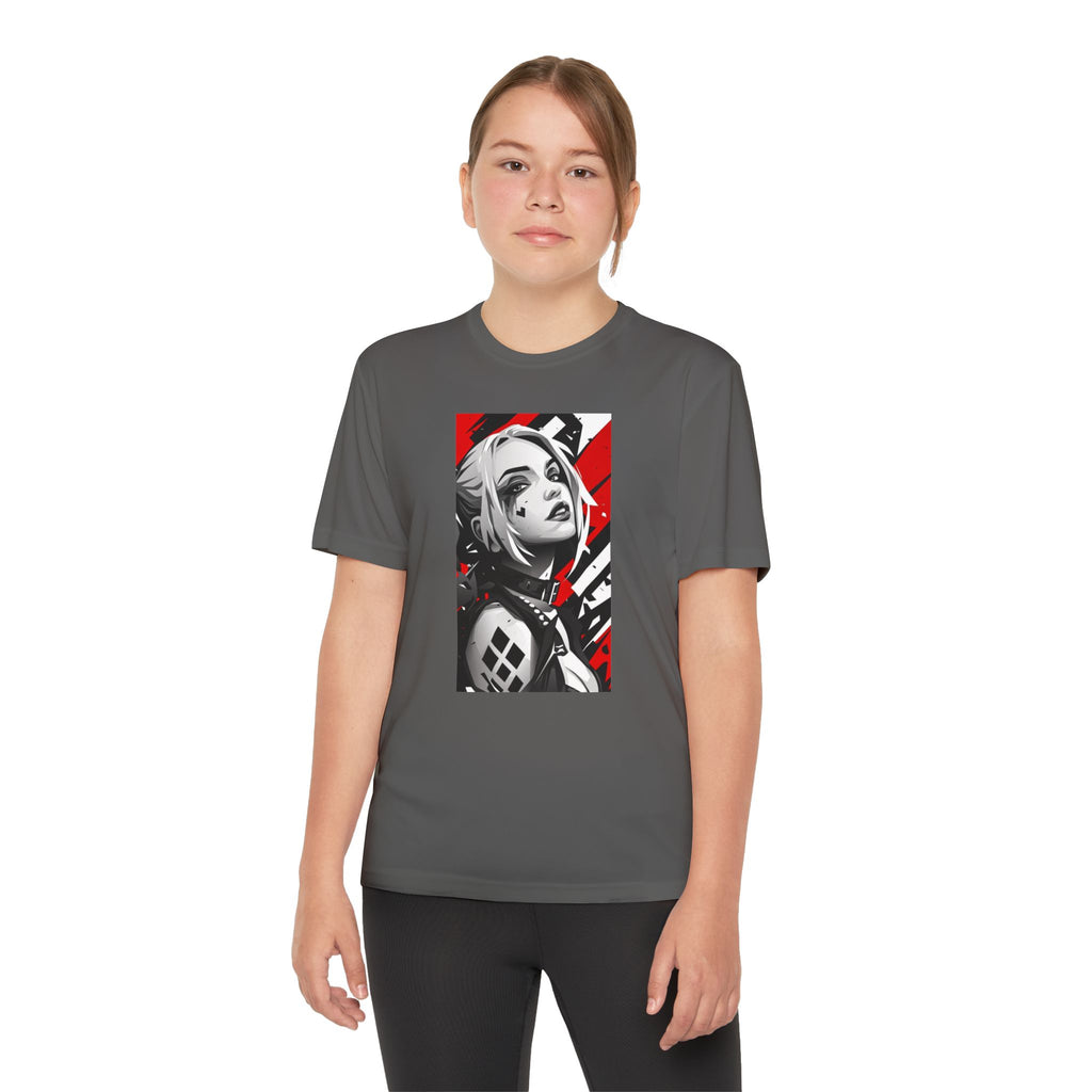 Superhero Youth T-Shirt Sports Graphic Tee, Cool Athletic Shirt for Kids