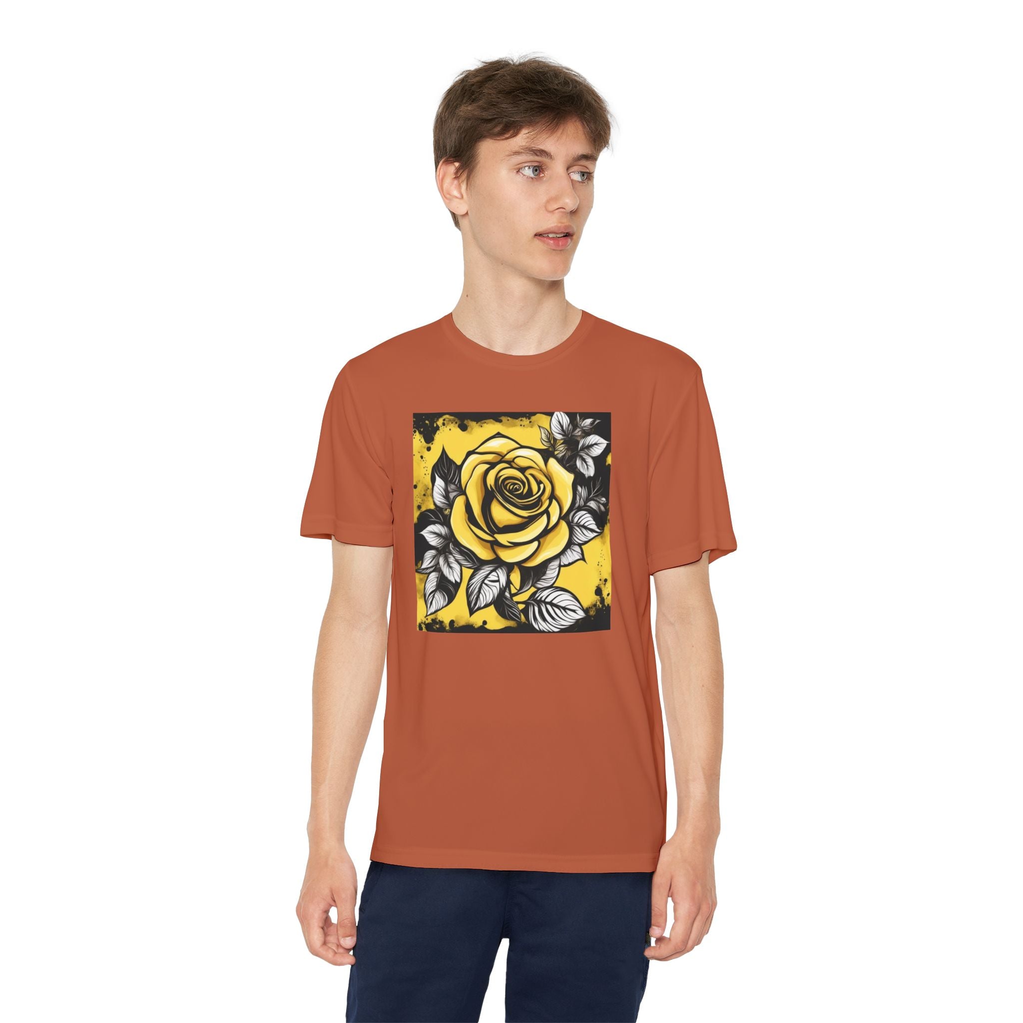 Flower Youth Tshirt, Girls Floral Tee, Kids Spring Shirt, Children's Botanical Top, Teen Blossom T-Shirt