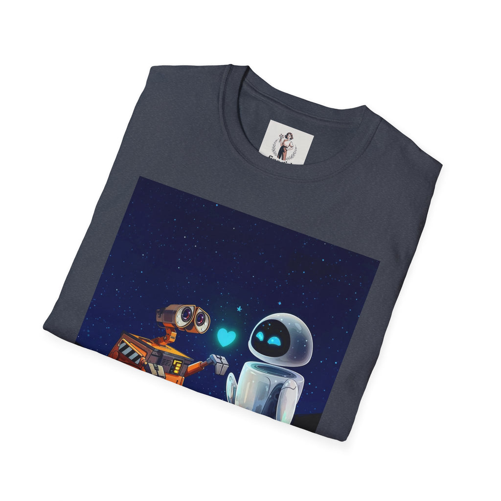 Wall-E Pixar Animation Unisex T-Shirt, Walt Disney Tee, Movie Lover Gift, Graphic Novelty Shirt, Cartoon Character Apparel