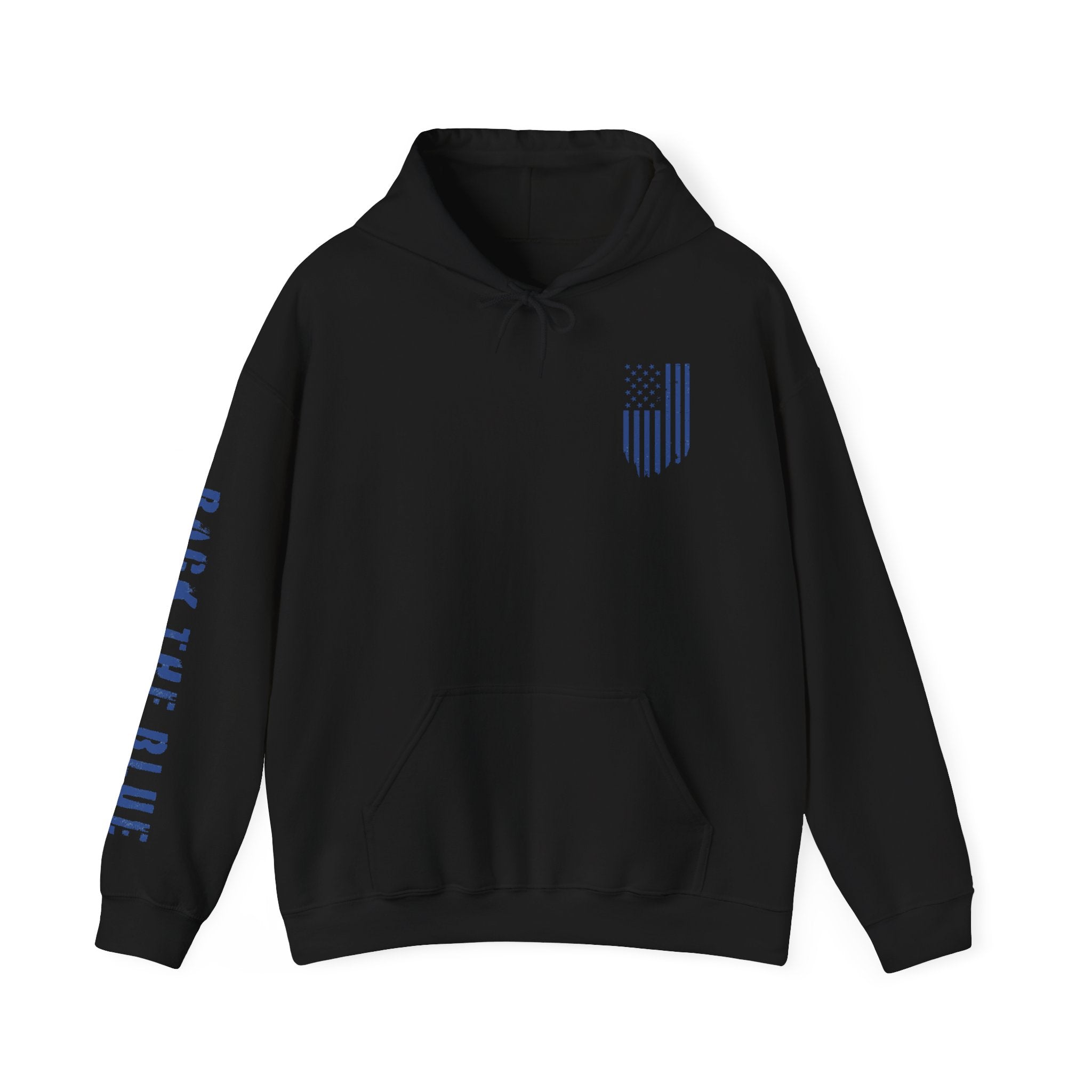 Patriotic Hoodie - Thin Blue Line Unisex Blend