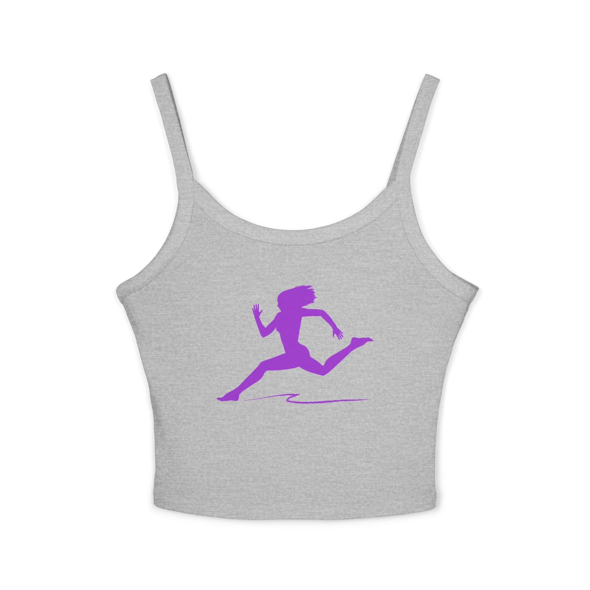 Running Woman Tank Top, Athletic Workout Top, Fitness Sleeveless Shirt, Jogging Muscle Tee, Exercise Gym Cami